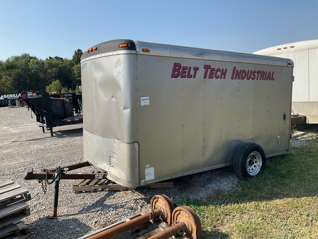 2004 Atlas 12 ft S/A Enclosed Trailer