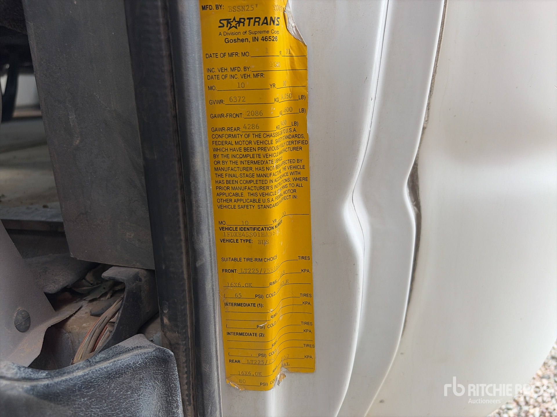 2001 Ford E450