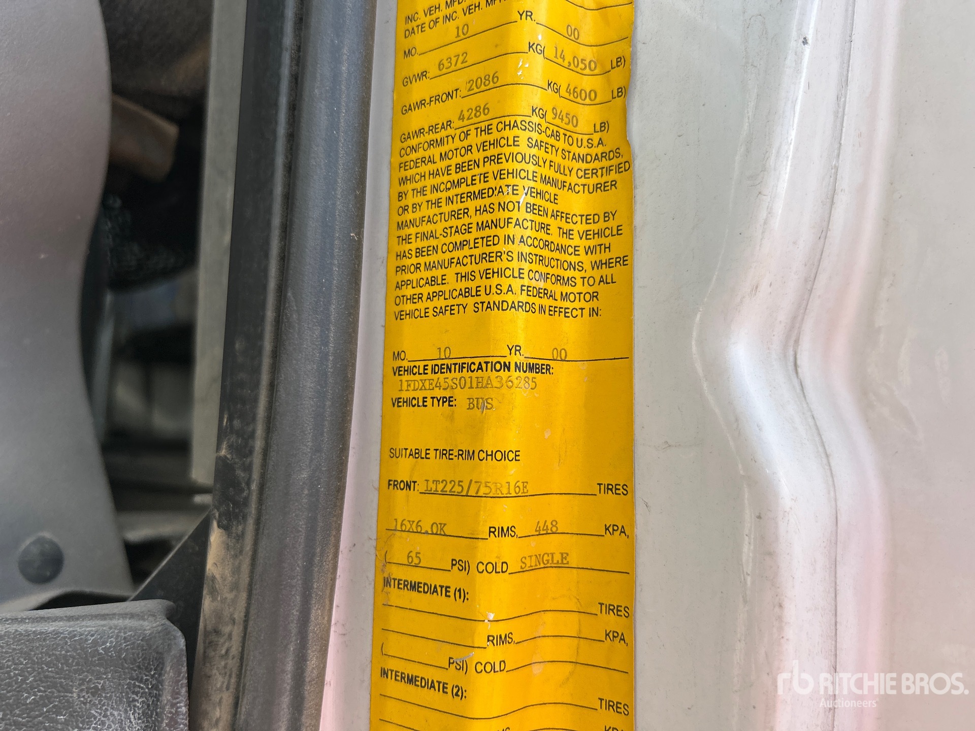 2001 Ford E450