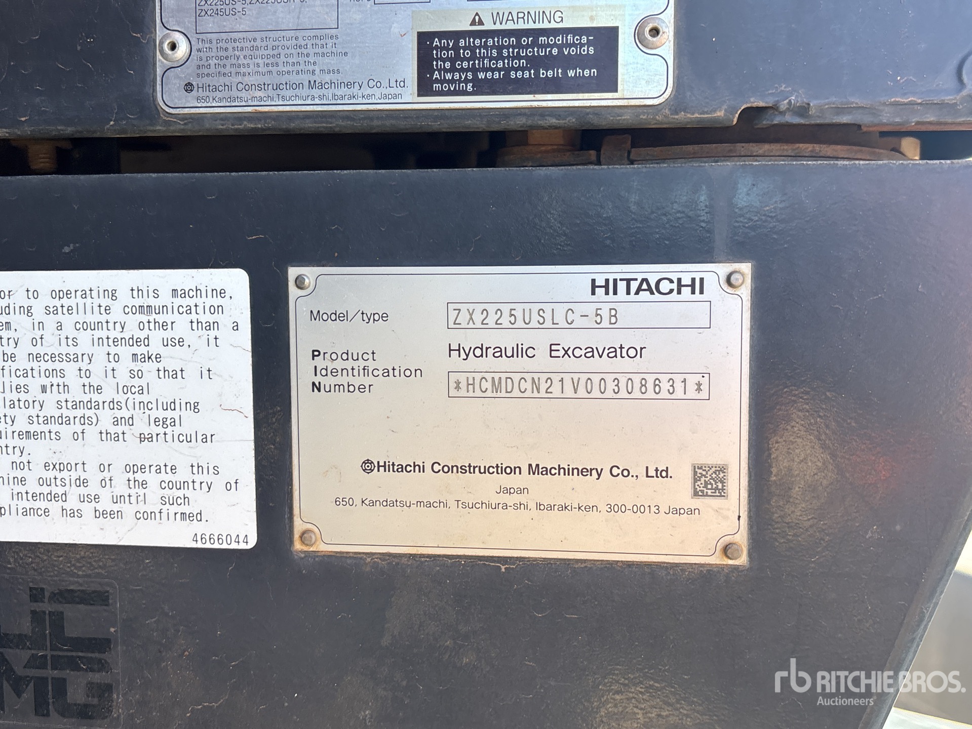 2021 Hitachi ZX225USLC-5B