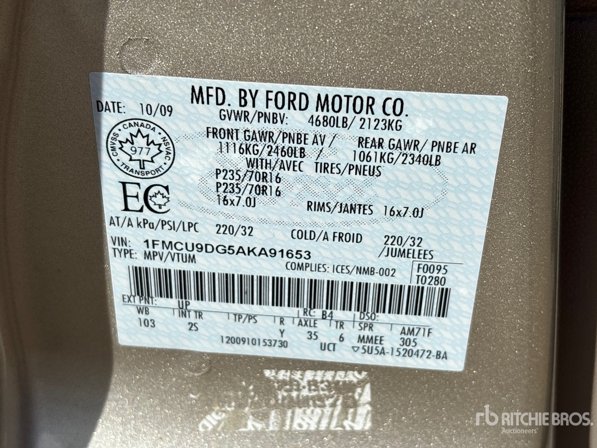 2010 Ford Escape