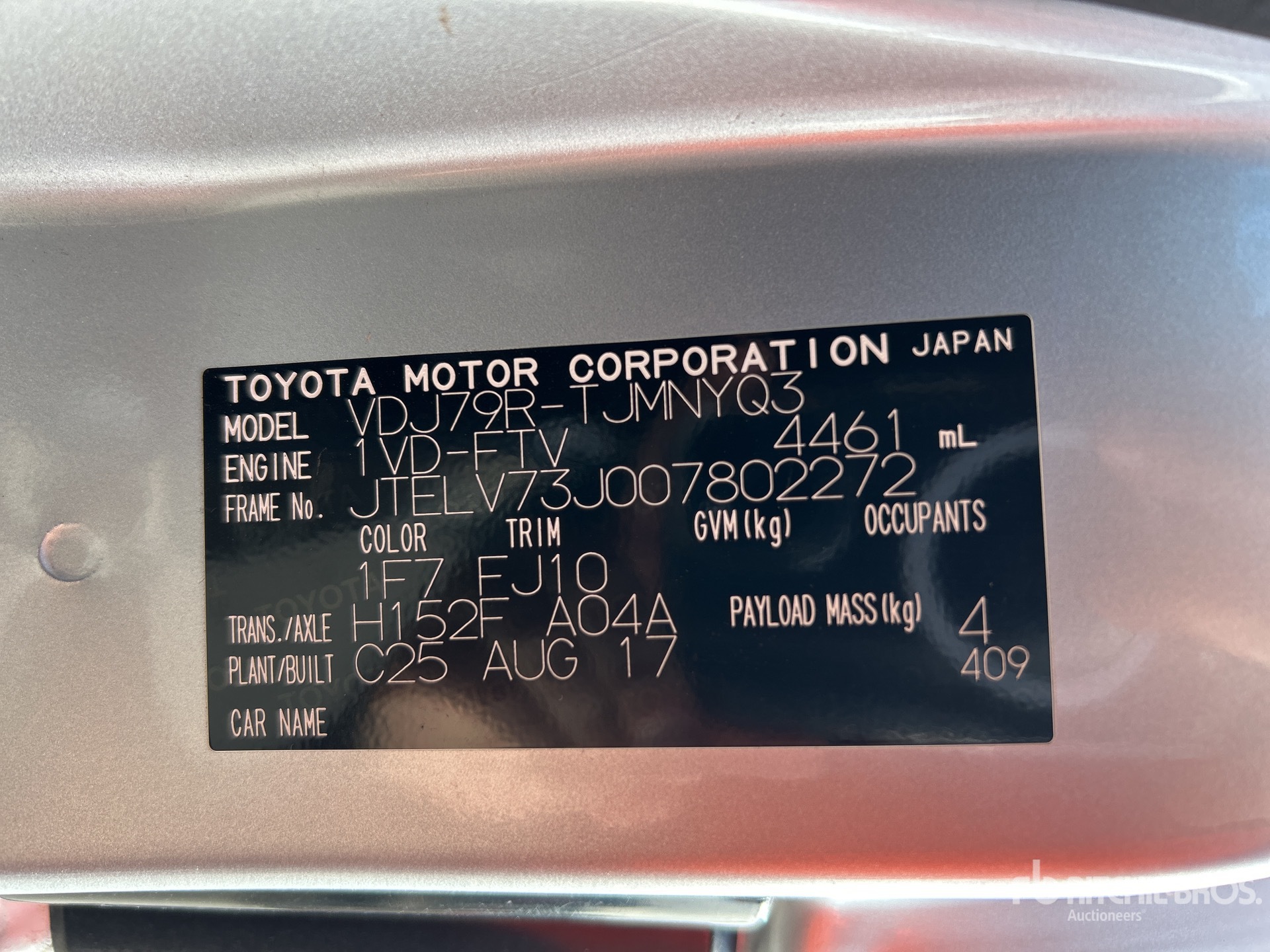2017 Toyota LANDCRUISER