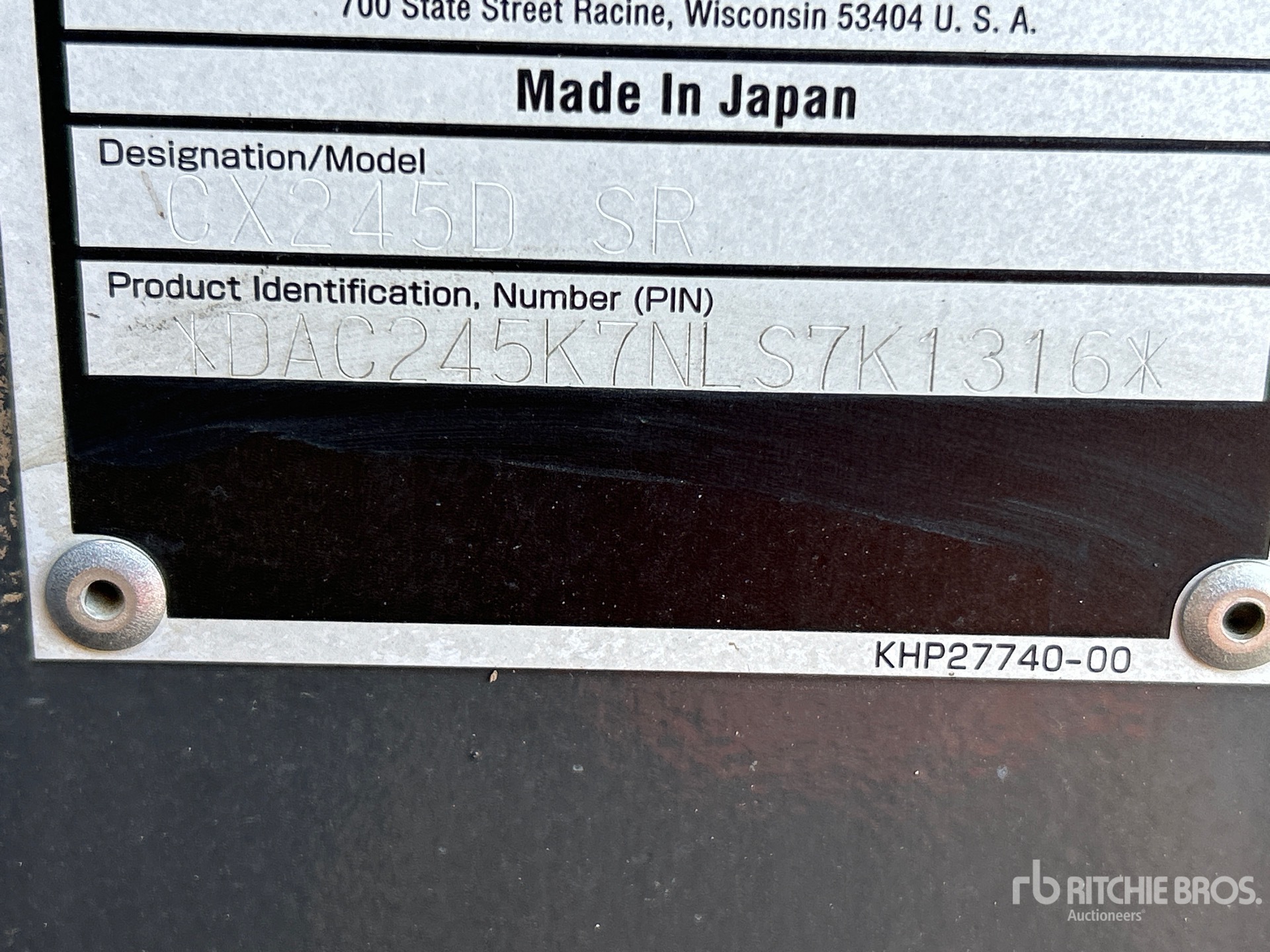 2020 Case CX245D SR
