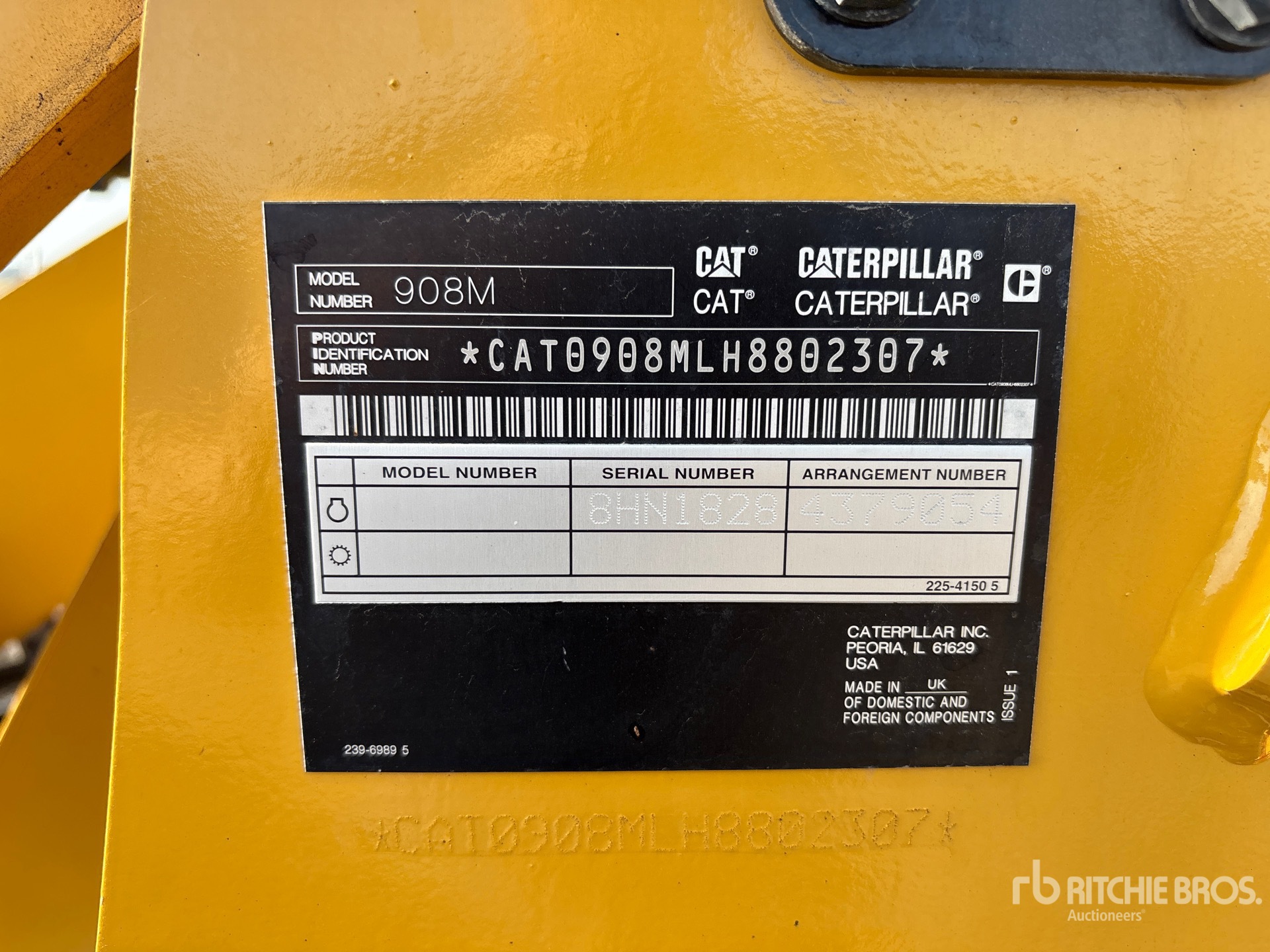 2018 Caterpillar 908M
