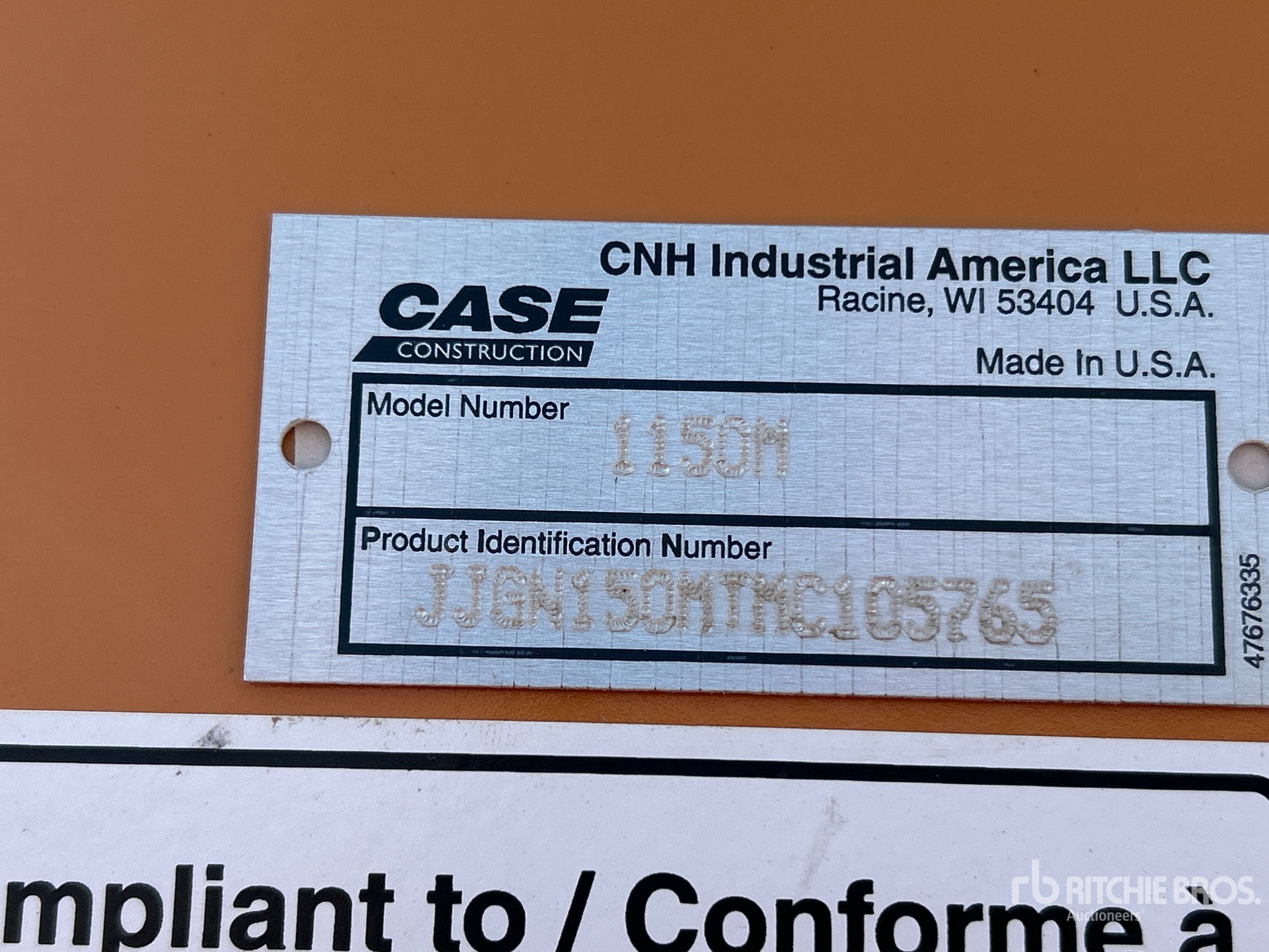 2021 Case 1150M LT