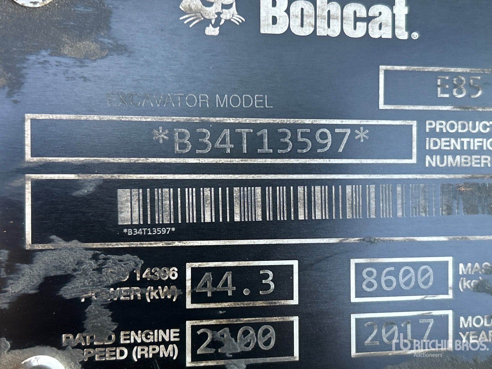 2017 Bobcat E85