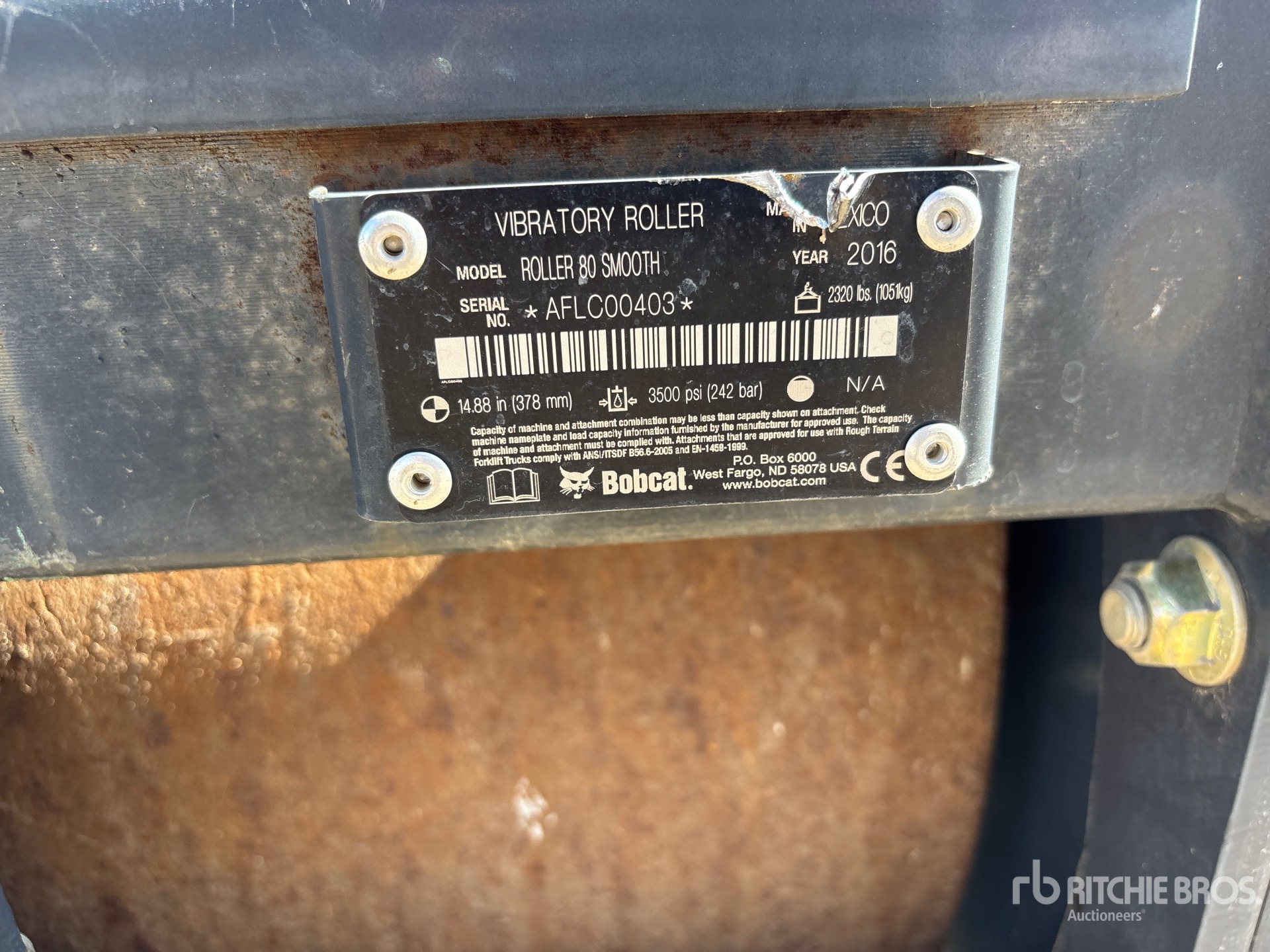 2016 Bobcat 80 in