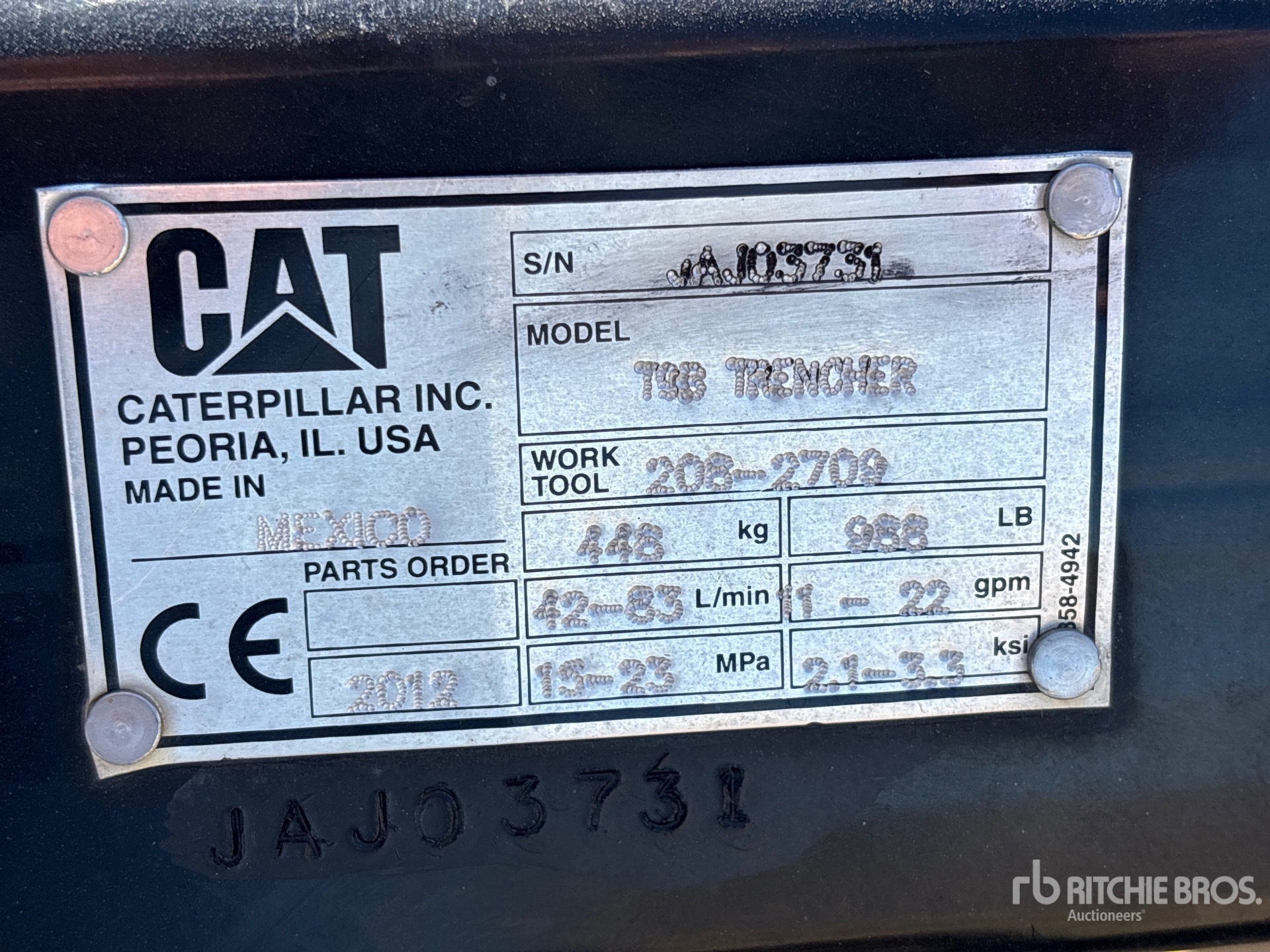 2012 Caterpillar T93