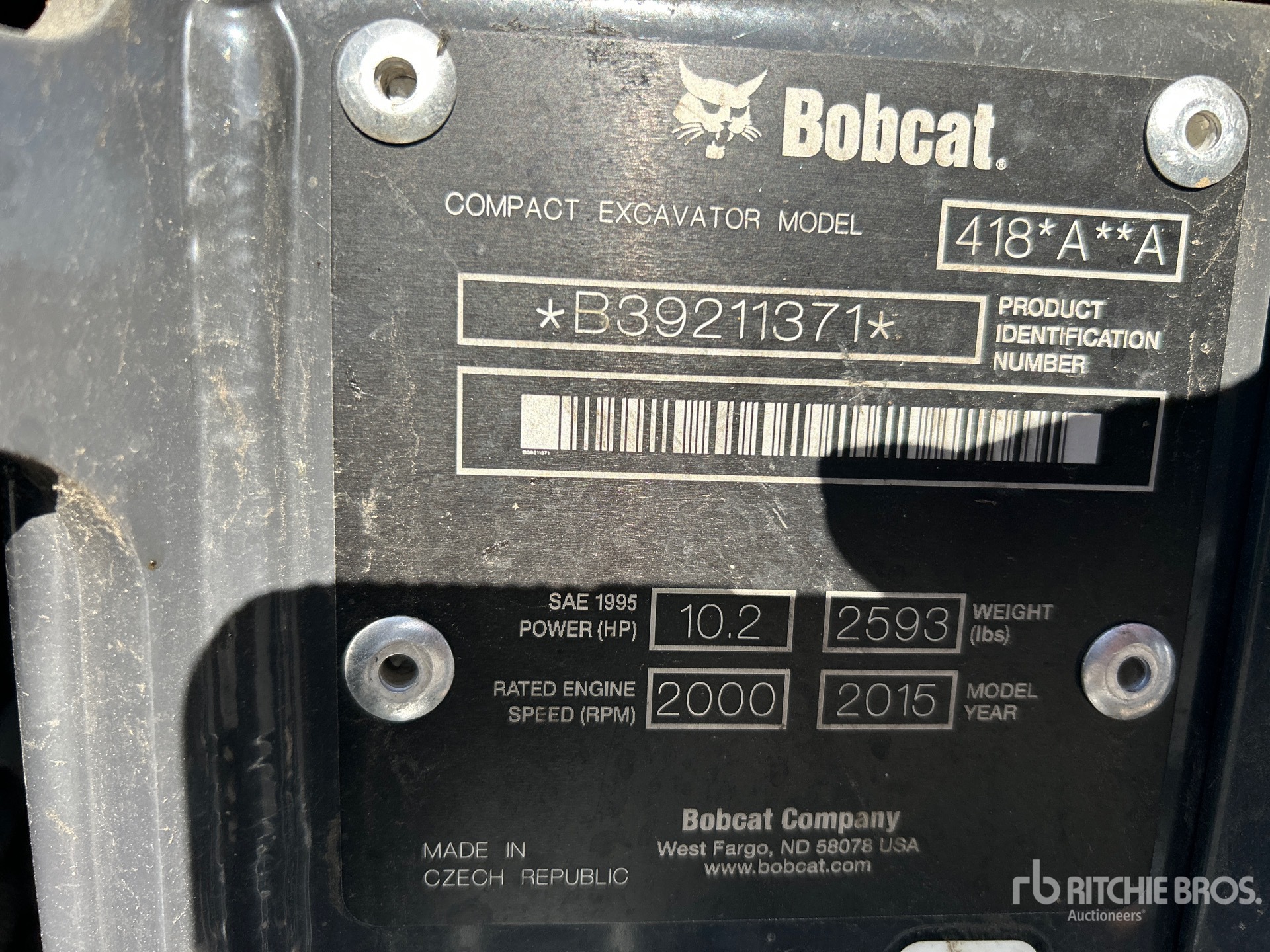 2015 Bobcat 418