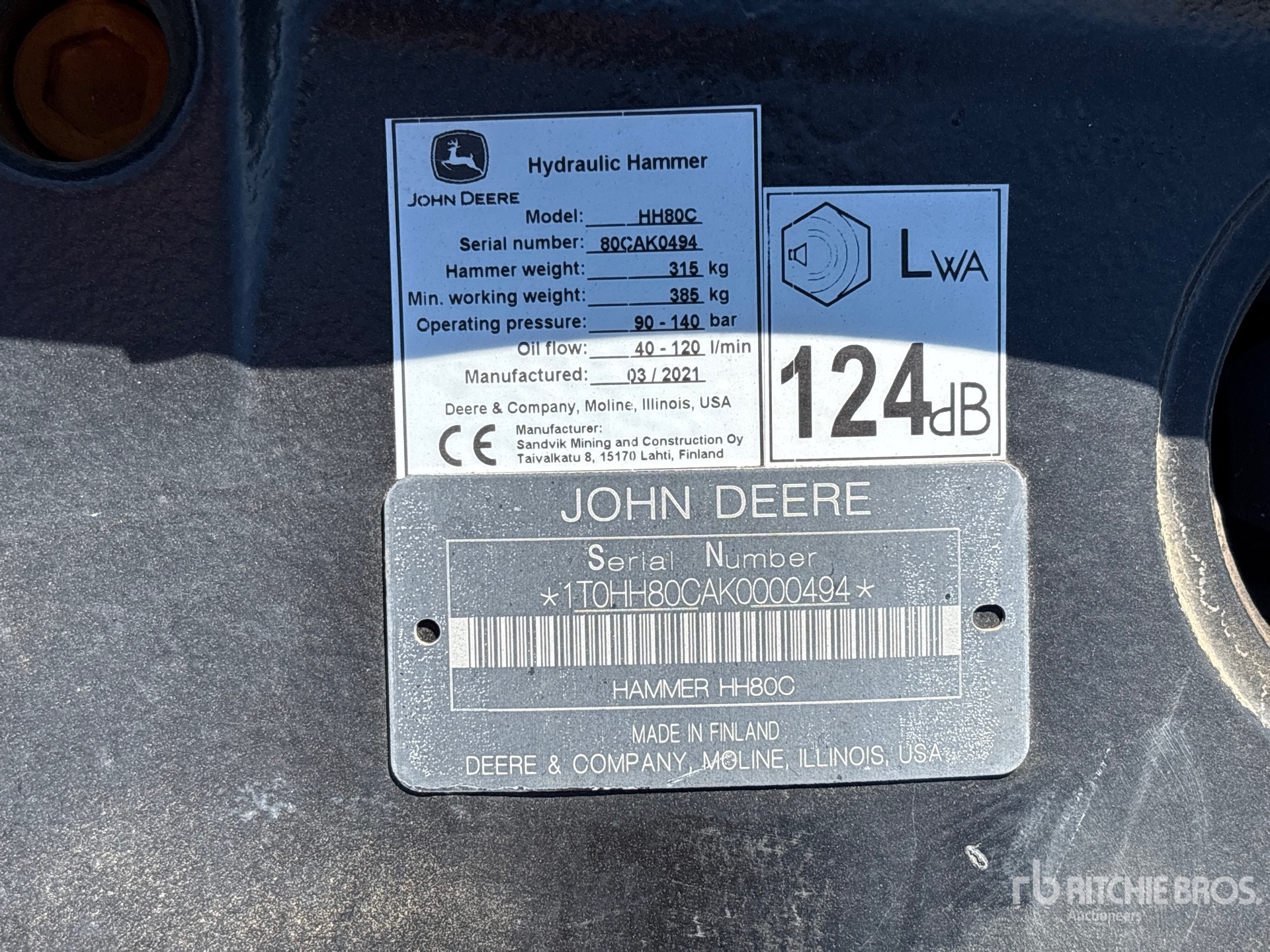 2021 John Deere HH80C