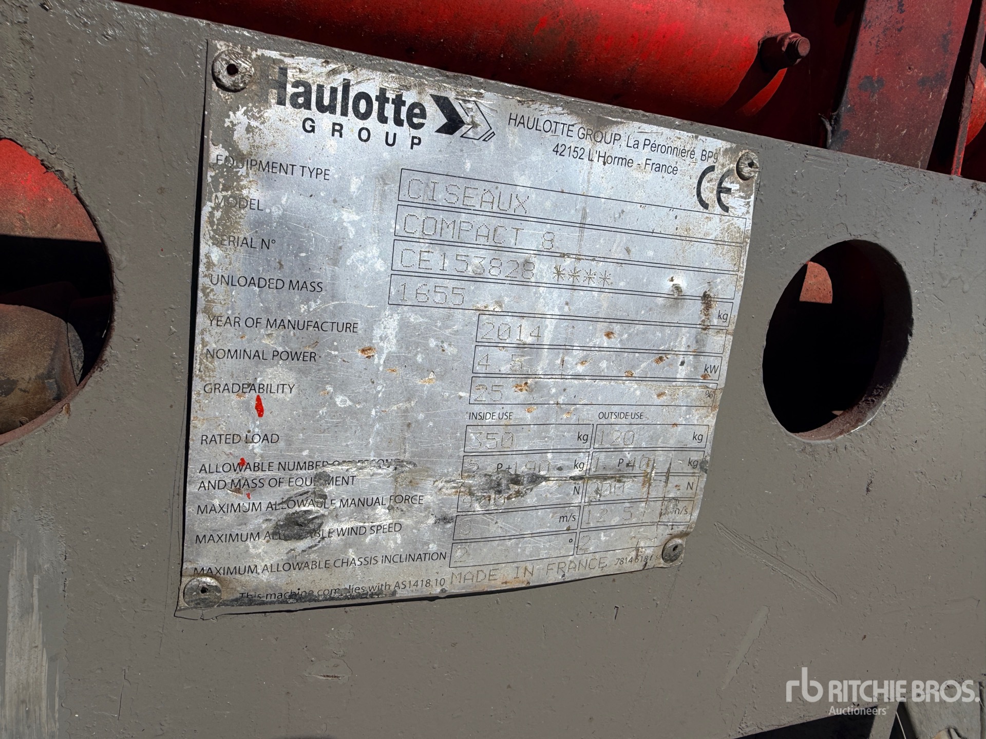 2014 Haulotte COMPACT 8