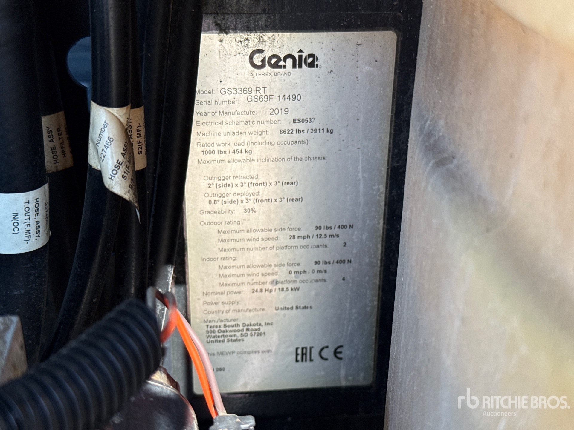 2019 Genie GS-3369RT