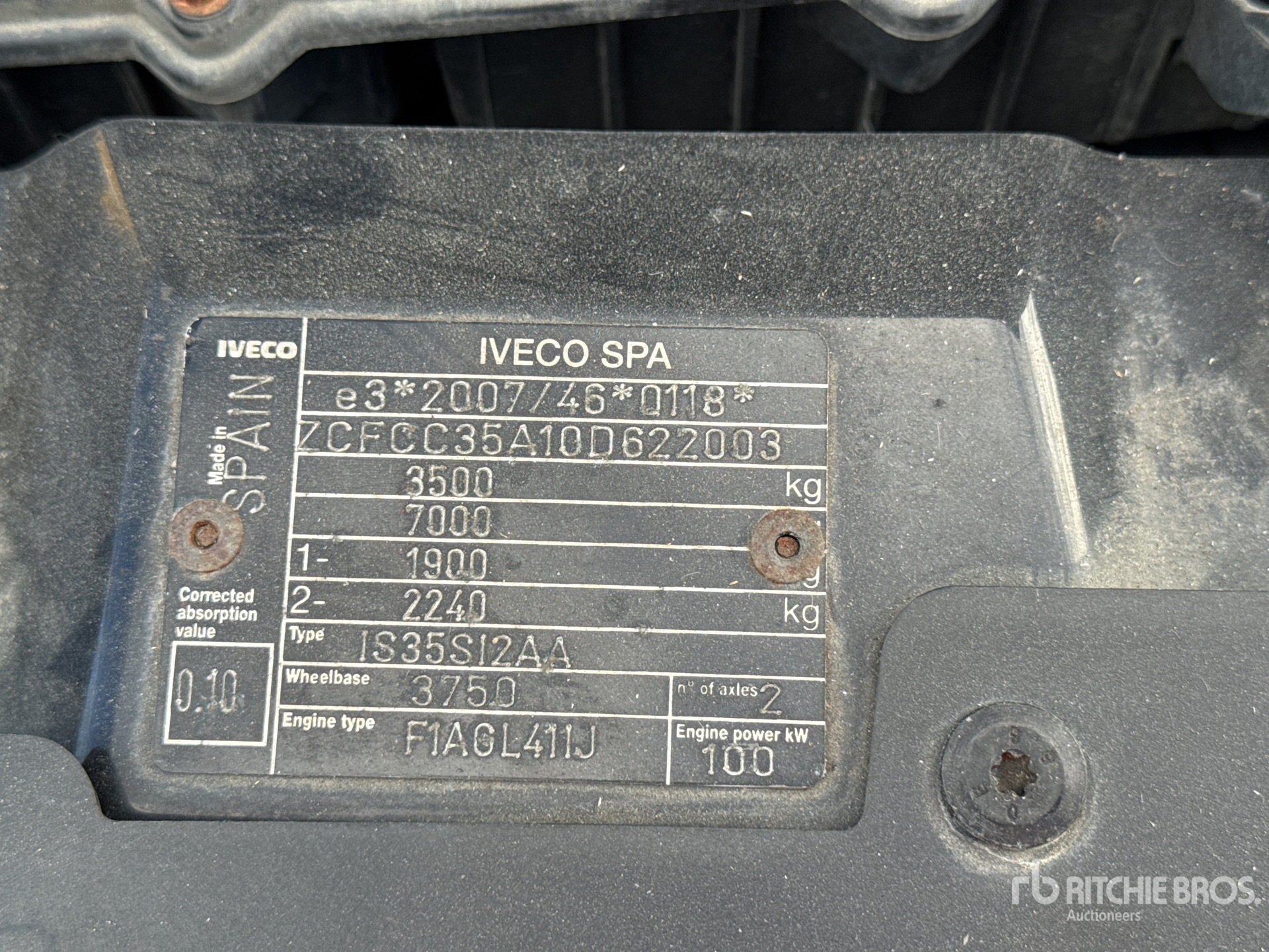 2019 Iveco 35-140