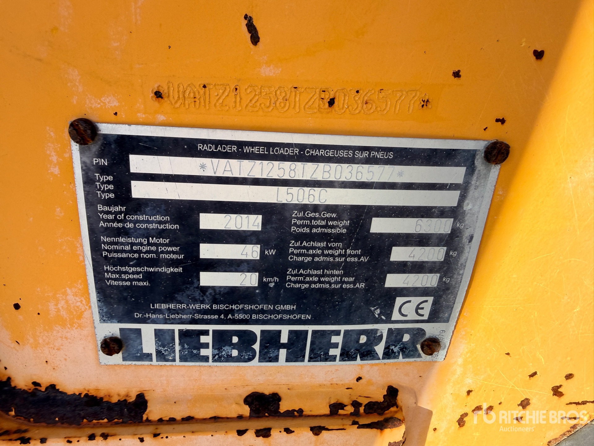 2014 Liebherr L506C