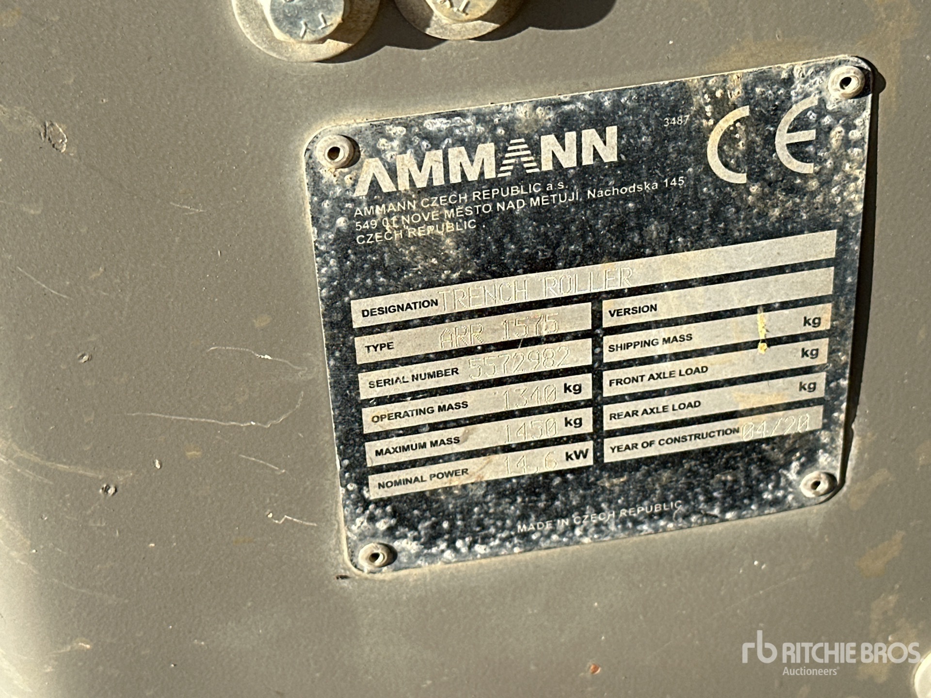 2020 Ammann ARR1575