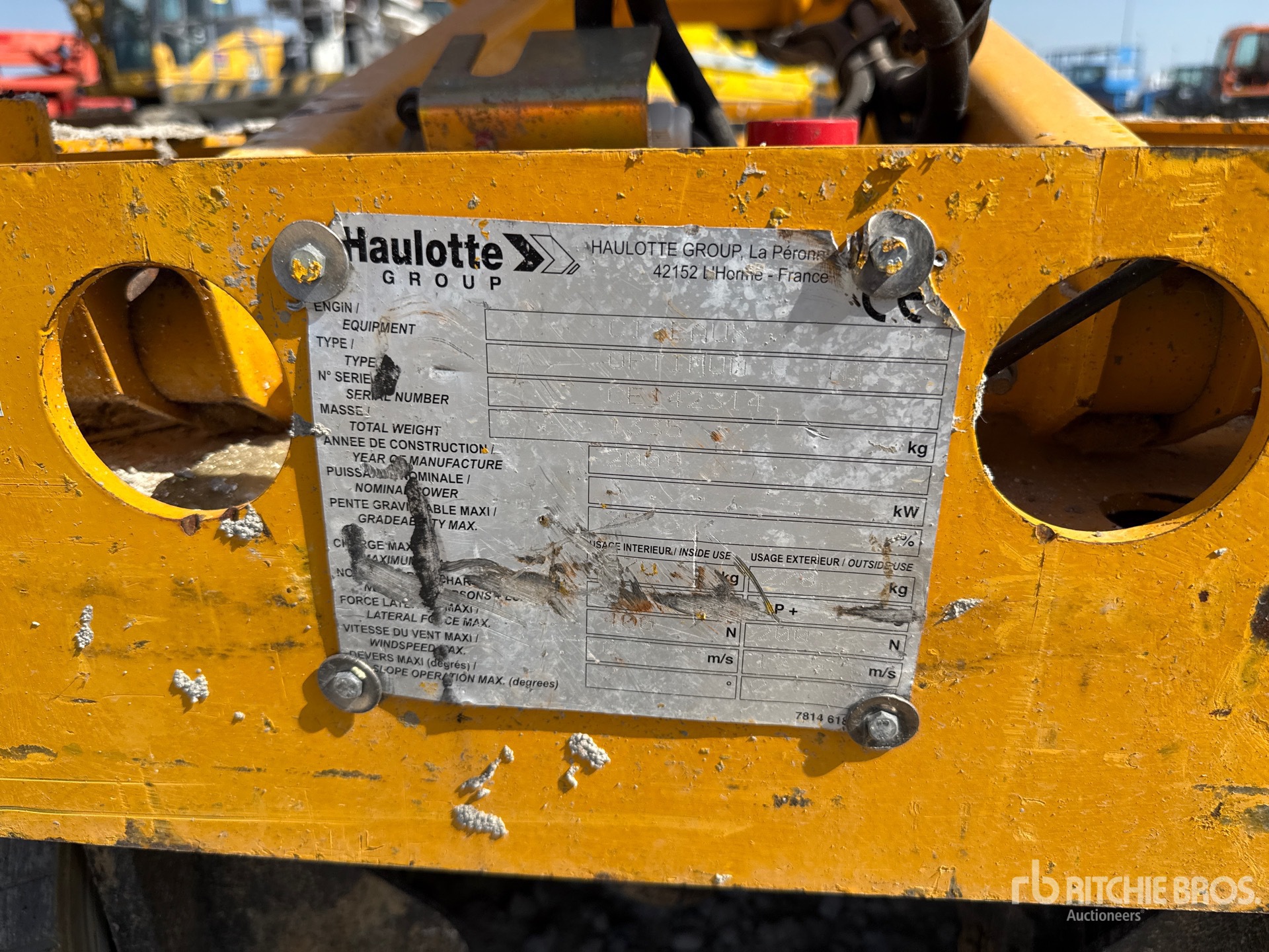 2009 Haulotte OPTIMUM6