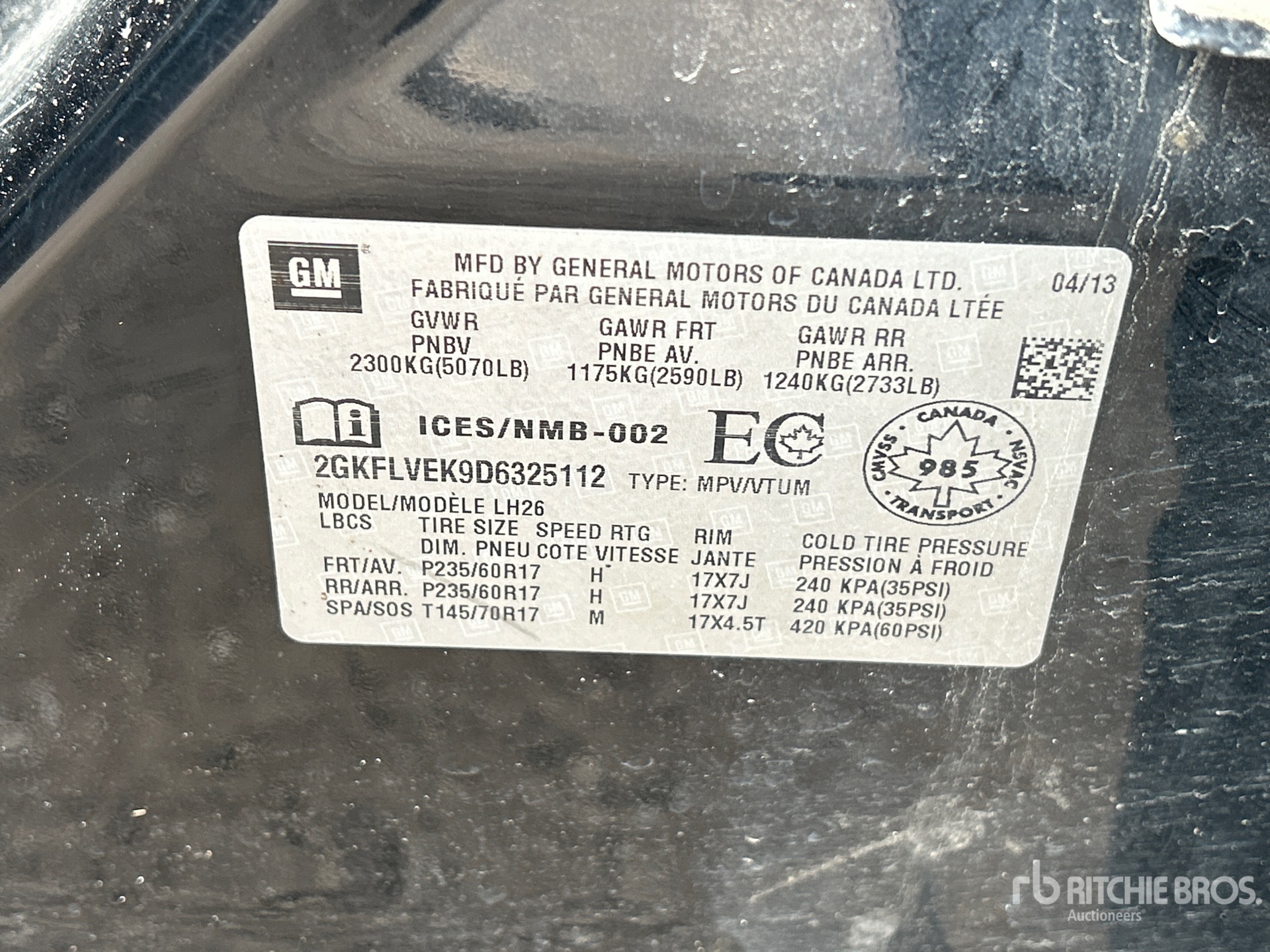 2013 GMC TERRAIN