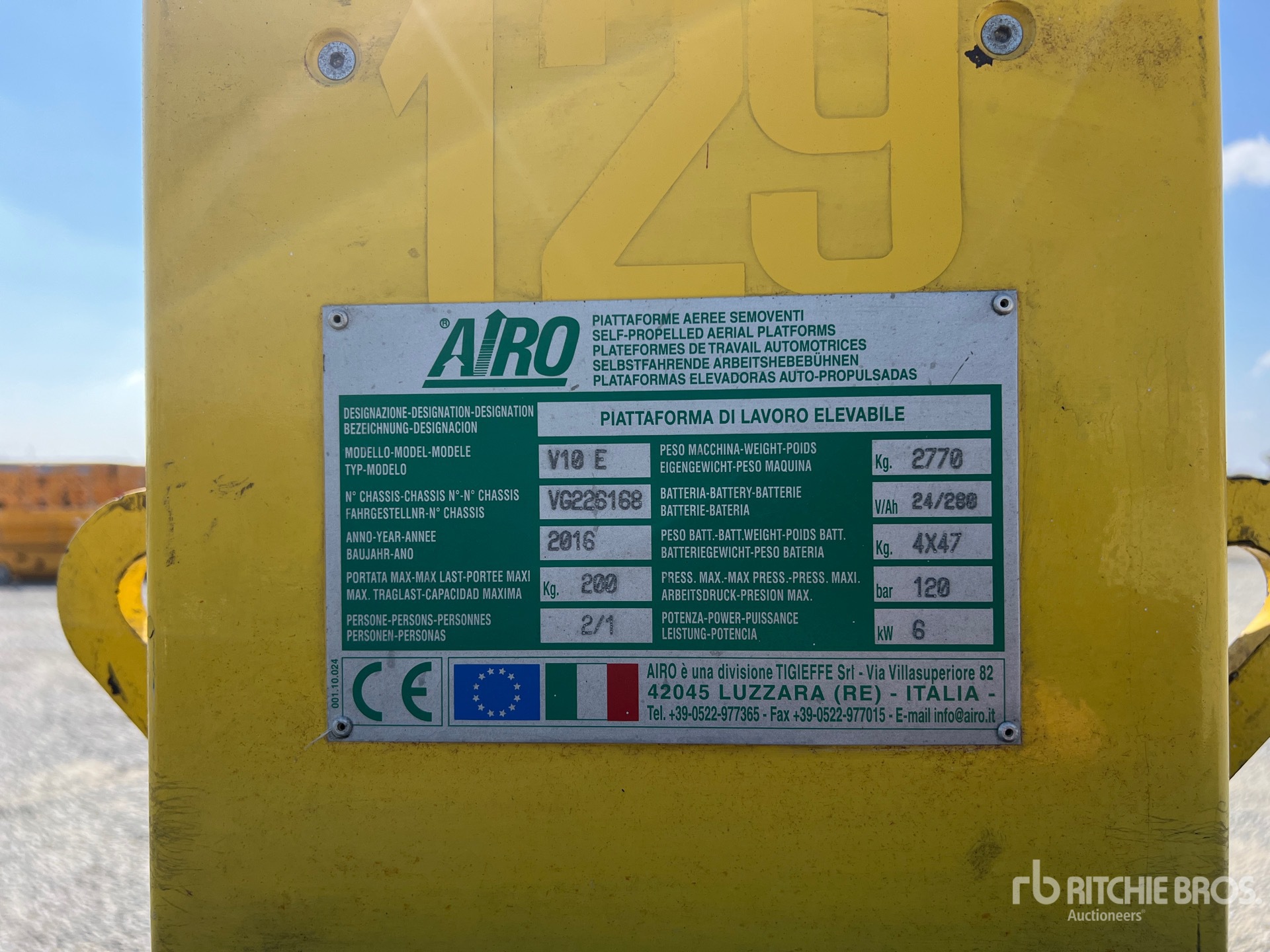 2016 Airo V10E