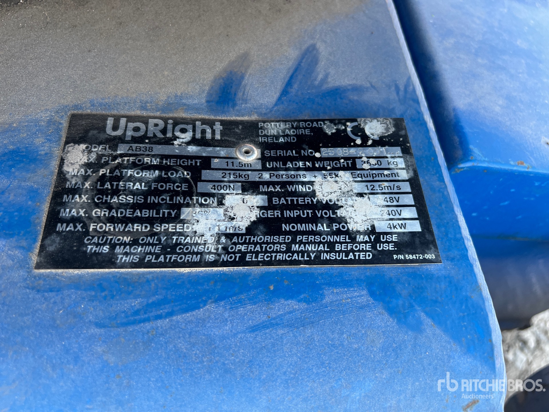 Upright AB38