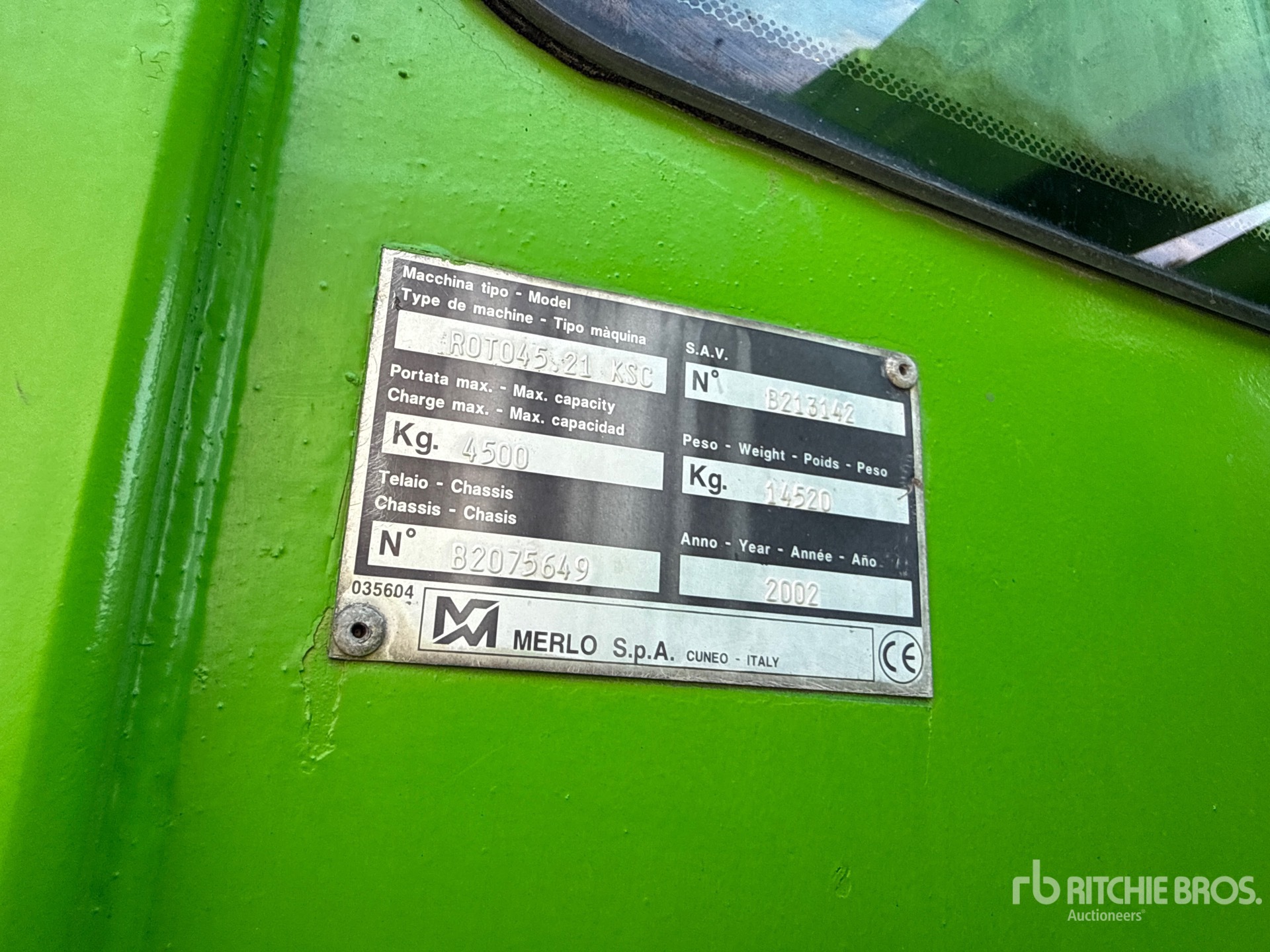 2002 Merlo ROTO 45.21KSC