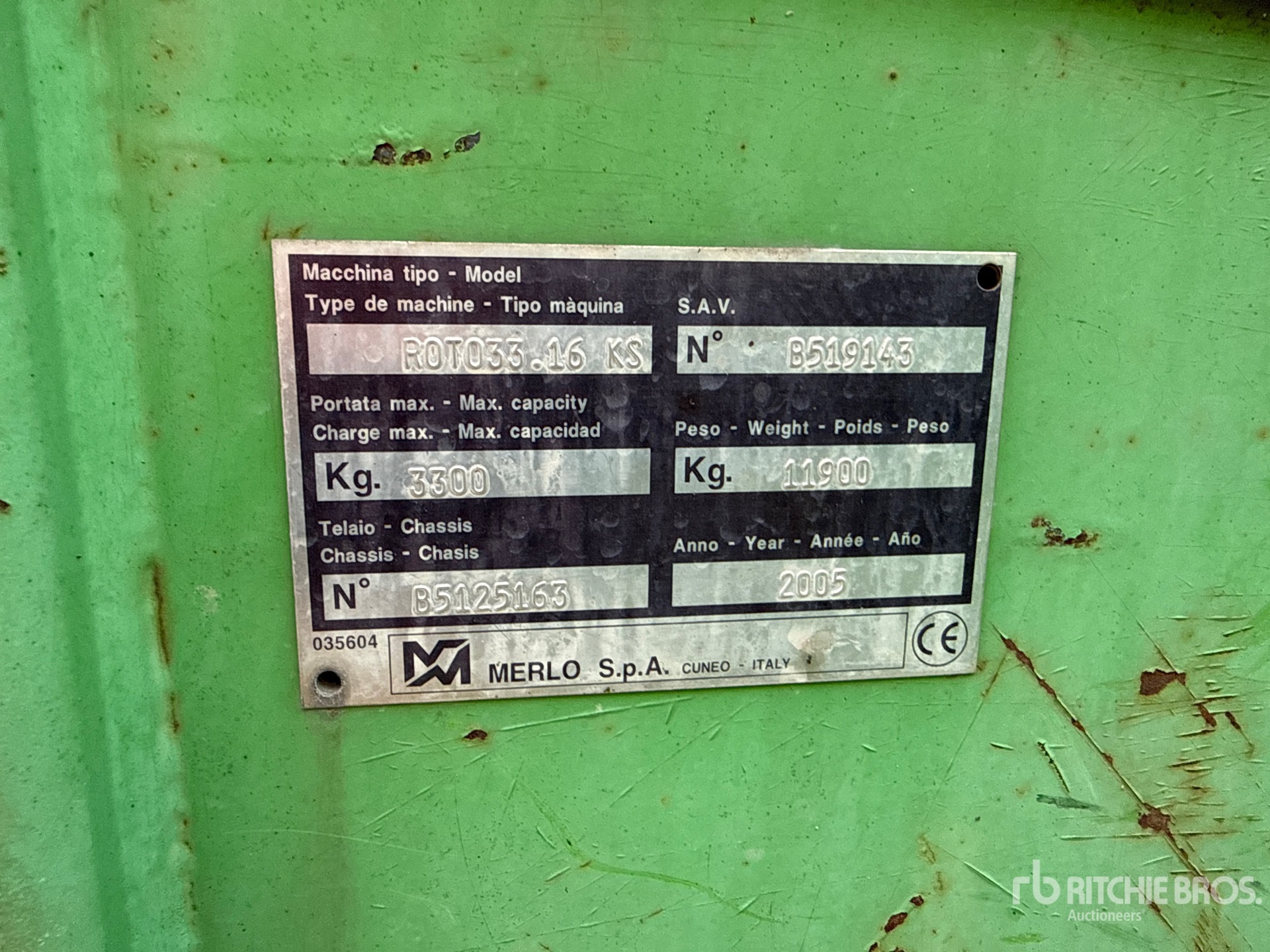 2005 Merlo ROTO 33.16KS