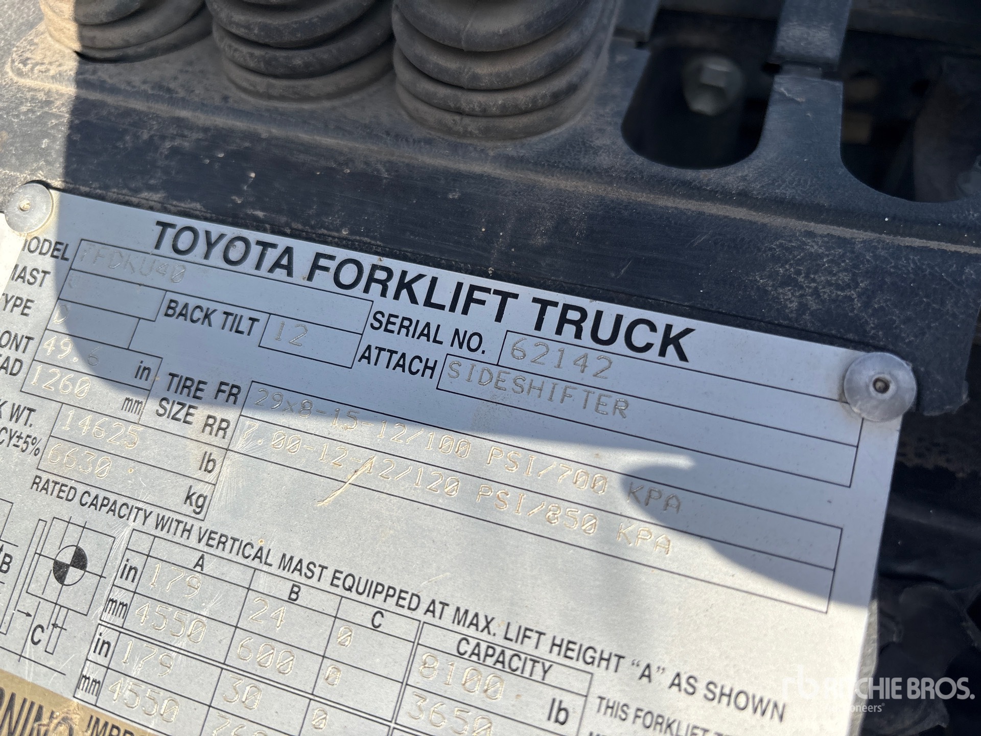 2006 Toyota 7FDKU40