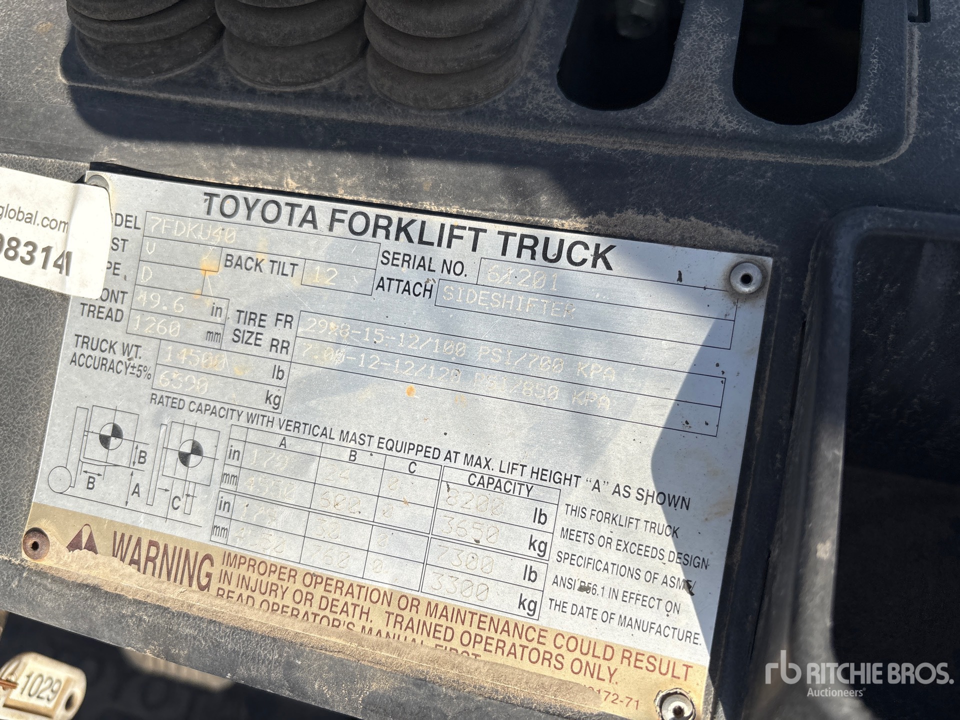 2005 Toyota 7FDKU40