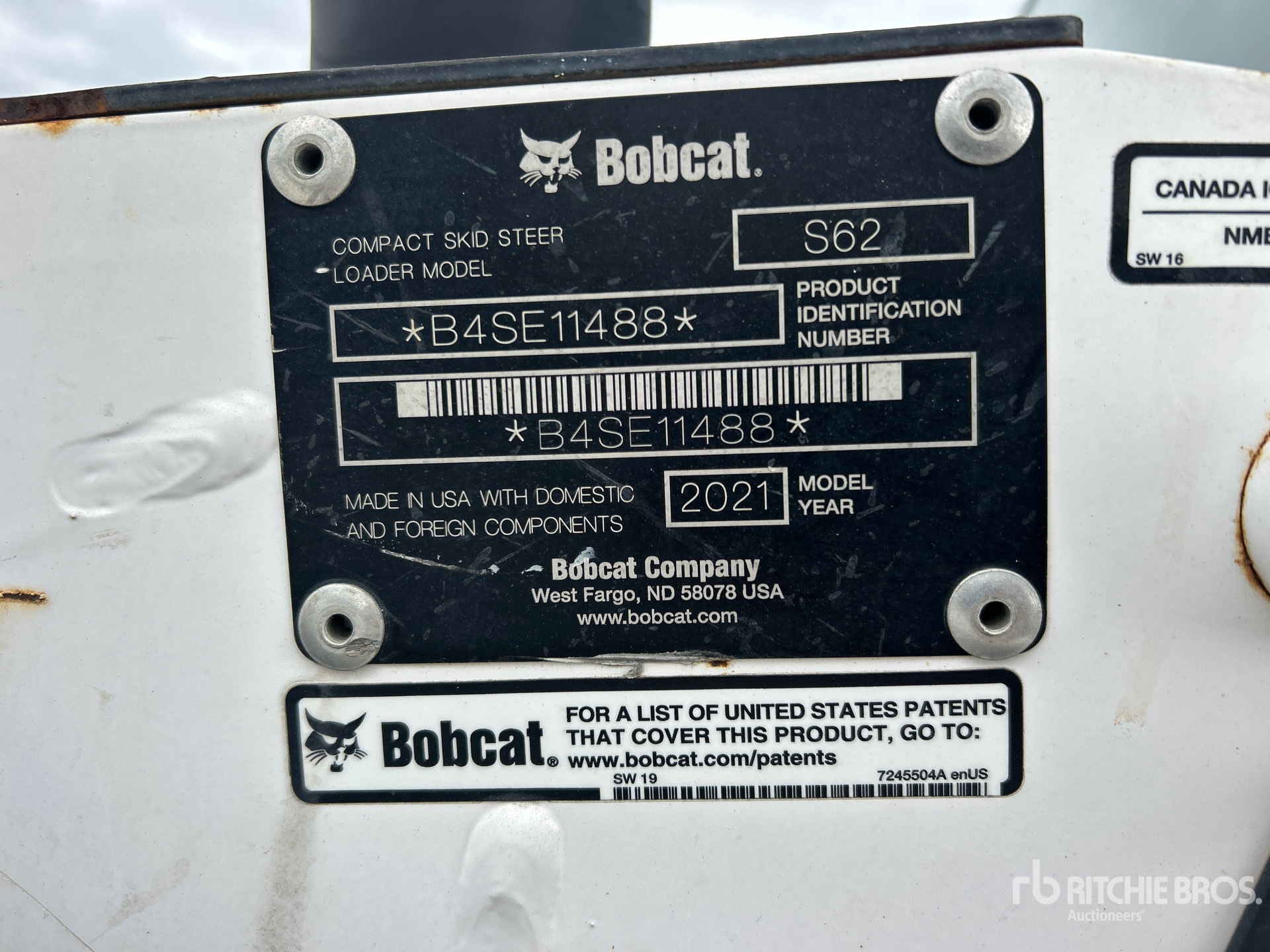 2021 Bobcat S62