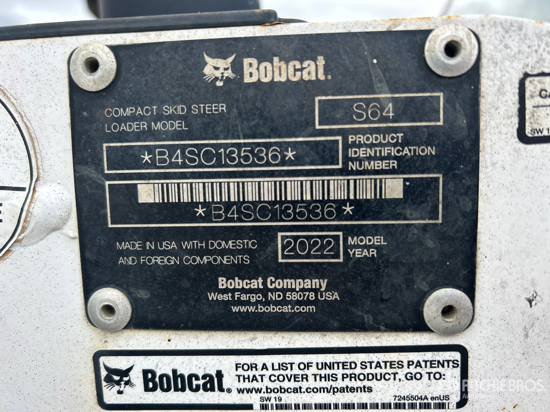 2022 Bobcat S64