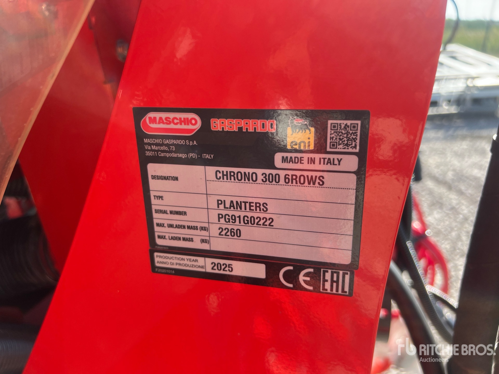 2025 Maschio CHRONO 306