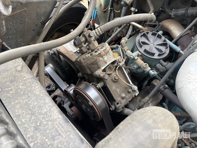Engine with A/C Compressor