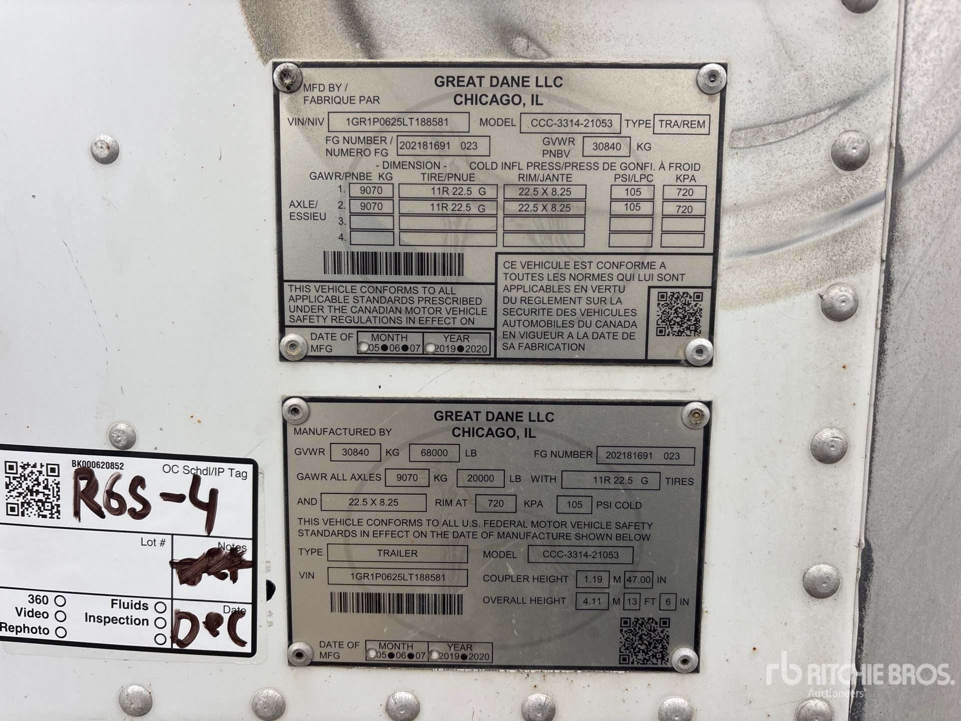 2020 Great Dane CCC-3314-21053