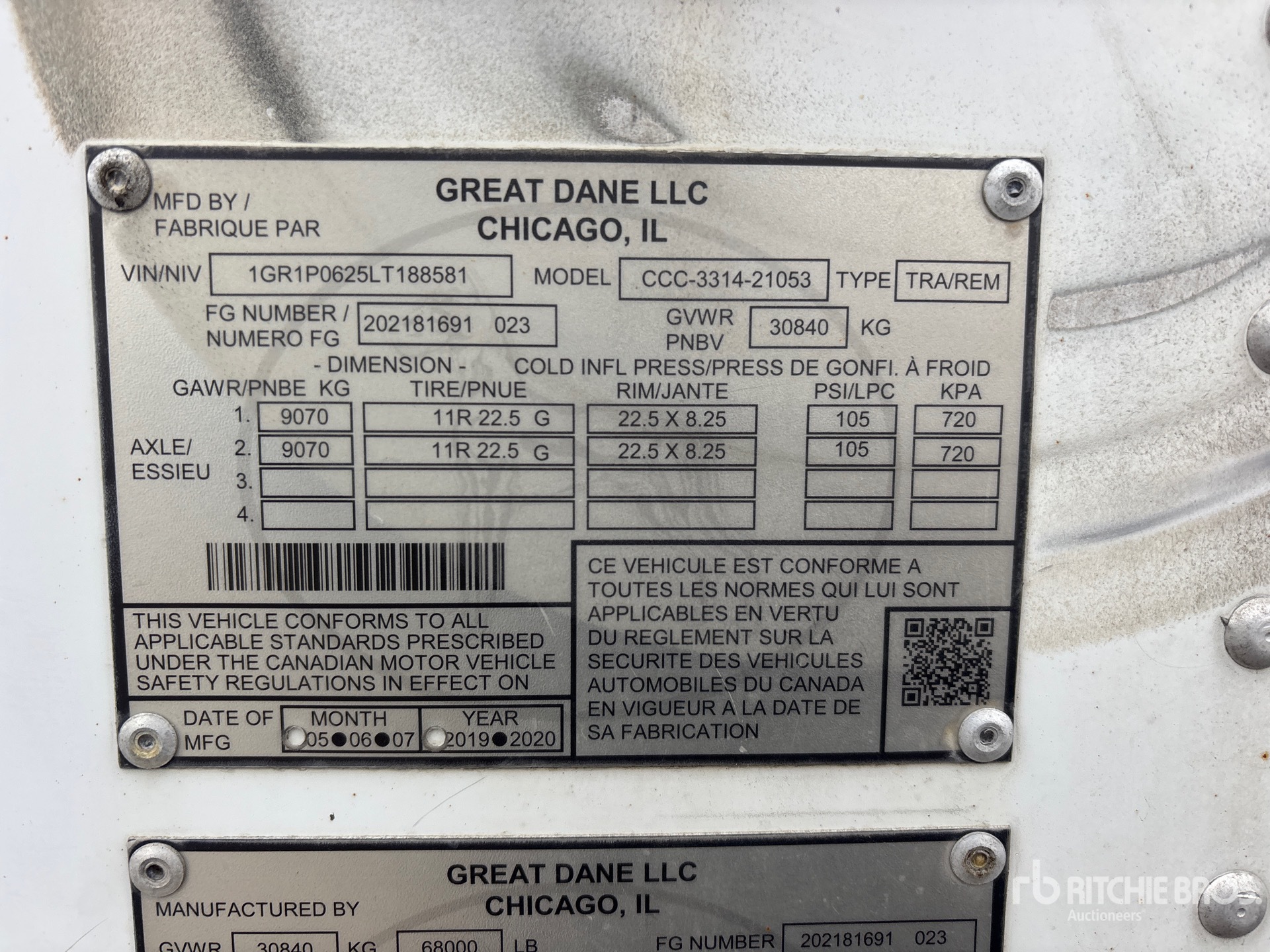 2020 Great Dane CCC-3314-21053