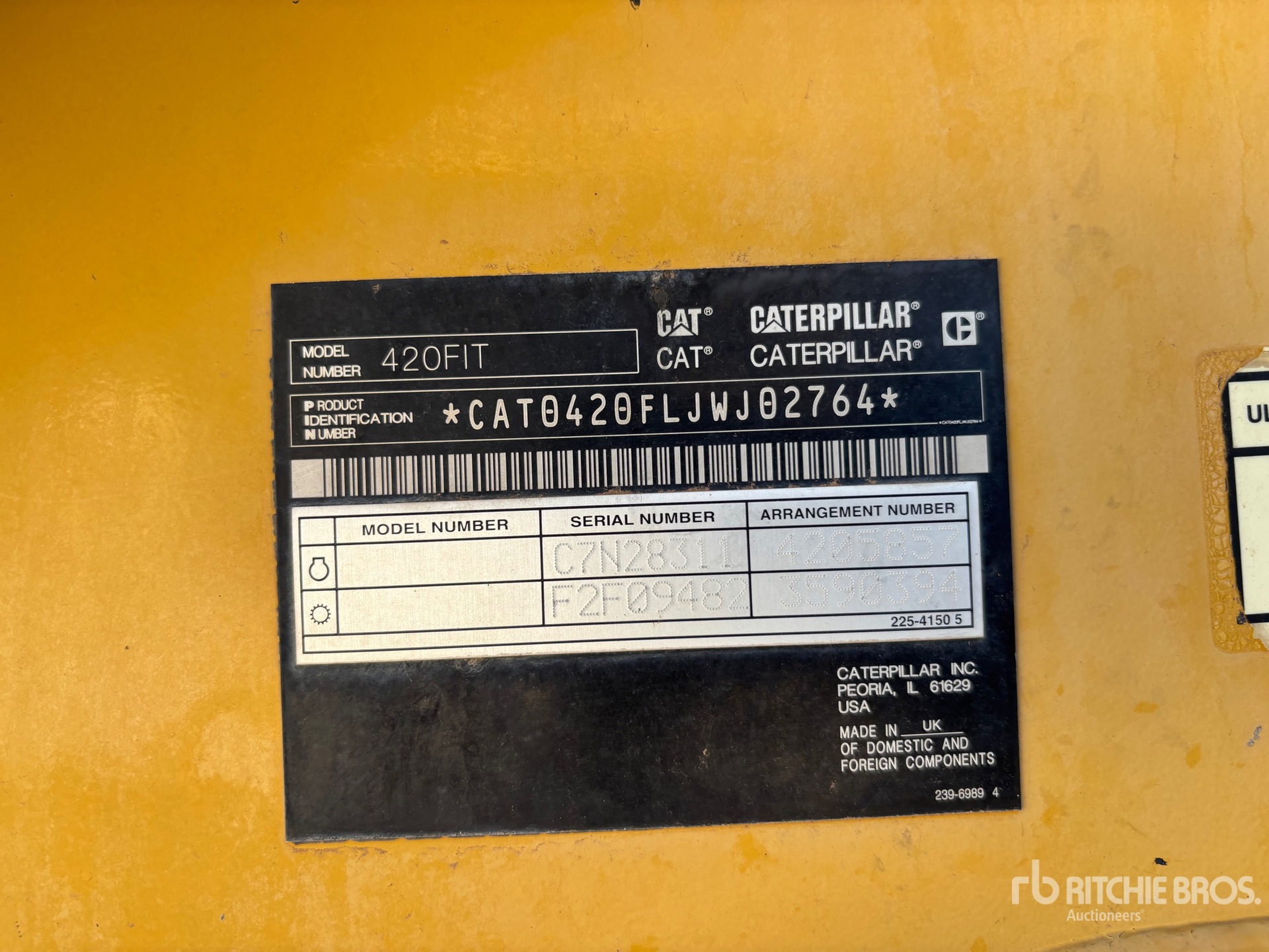 2014 Caterpillar 420F IT