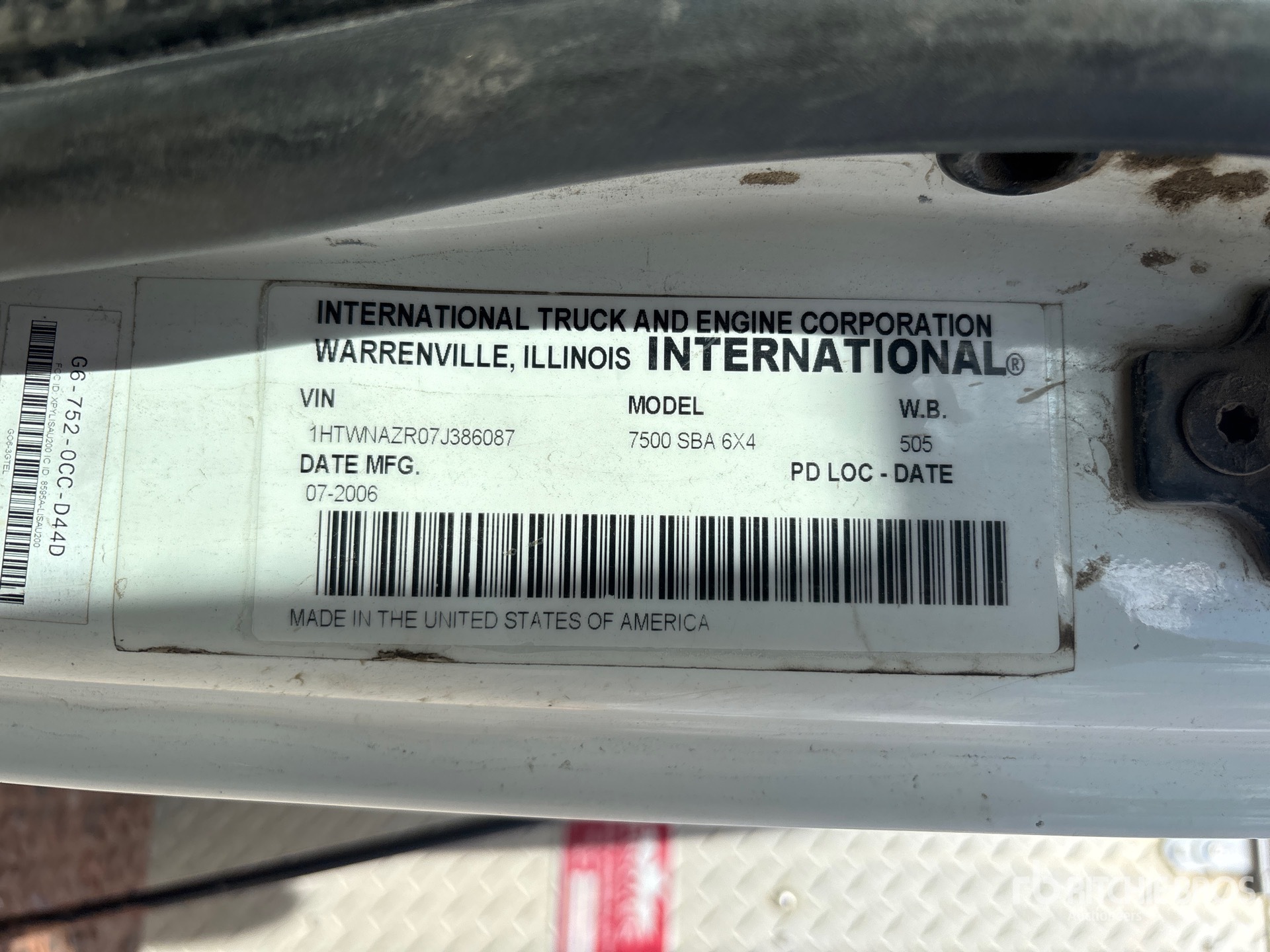 2007 International 7500