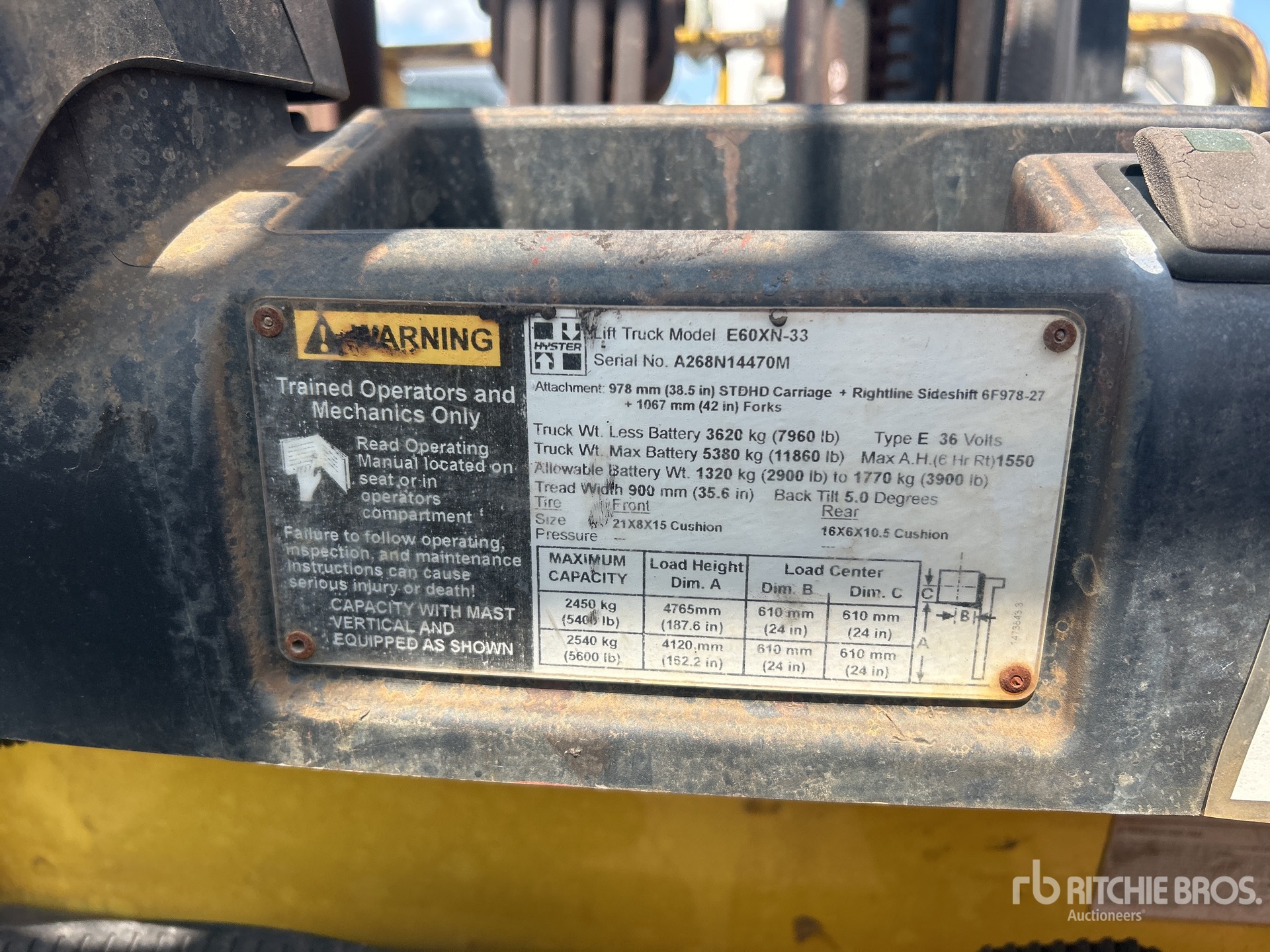 2015 Hyster E60XN