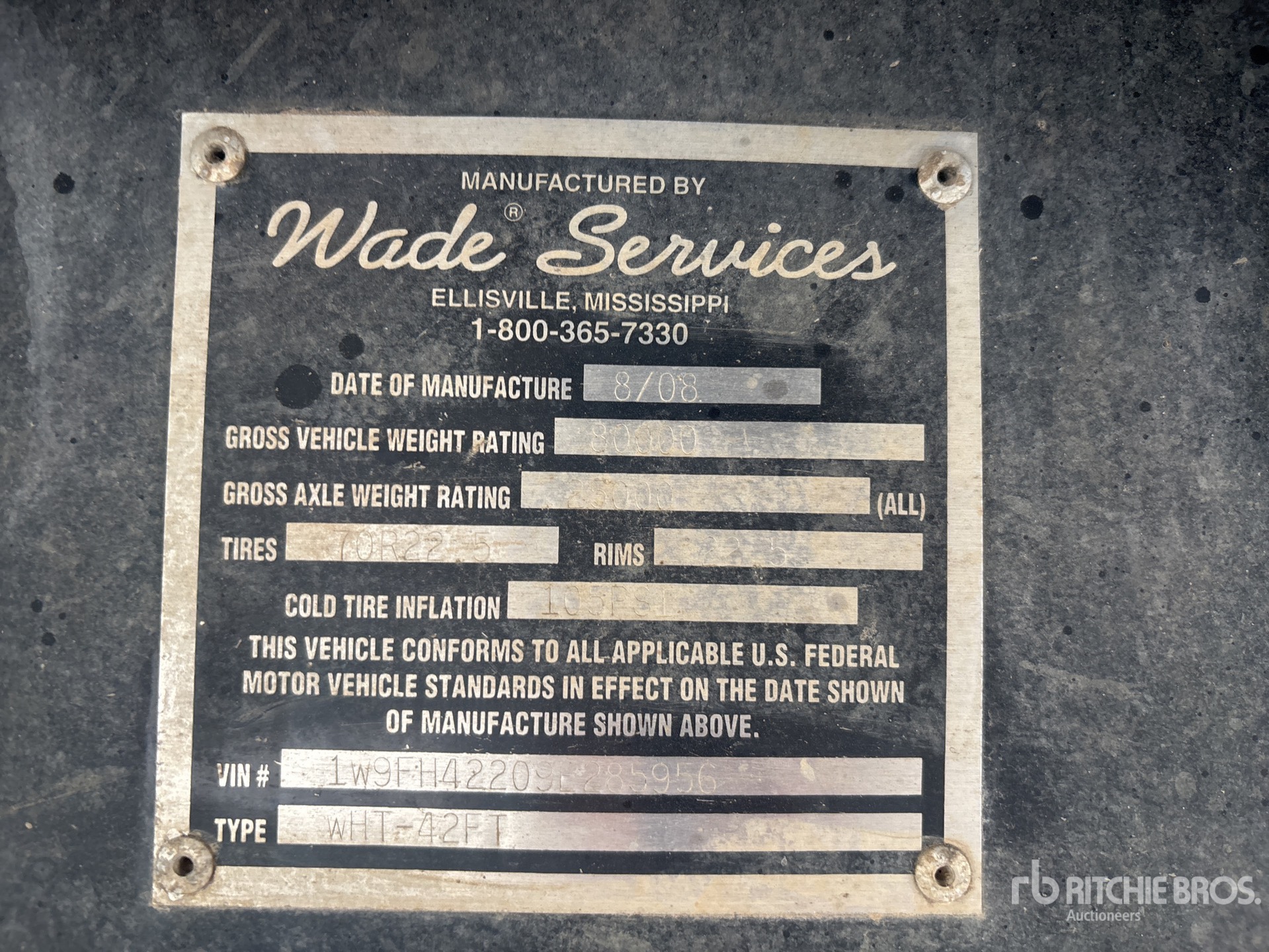 2009 Wade WHT-42FT