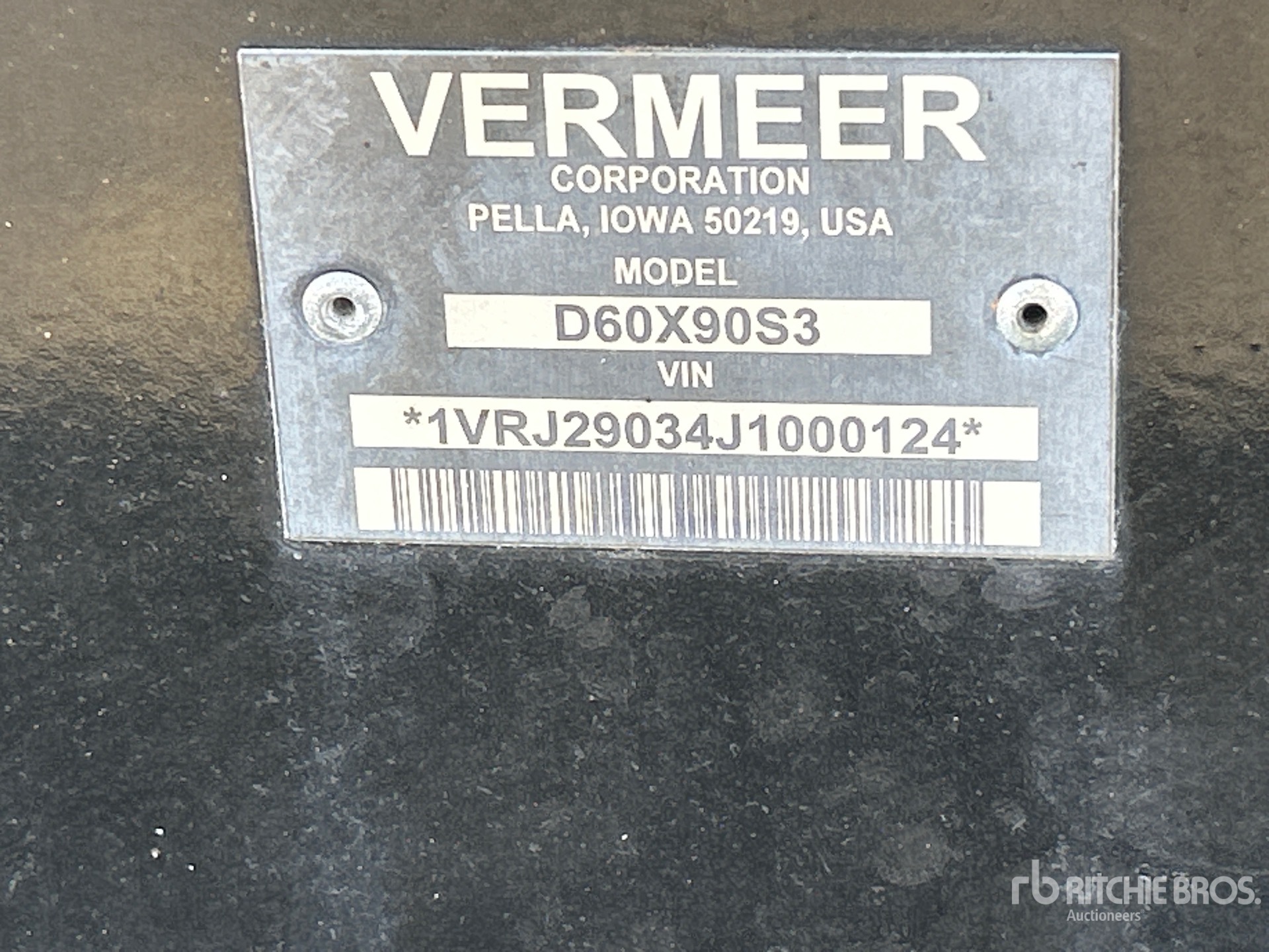 2018 Vermeer D60X90