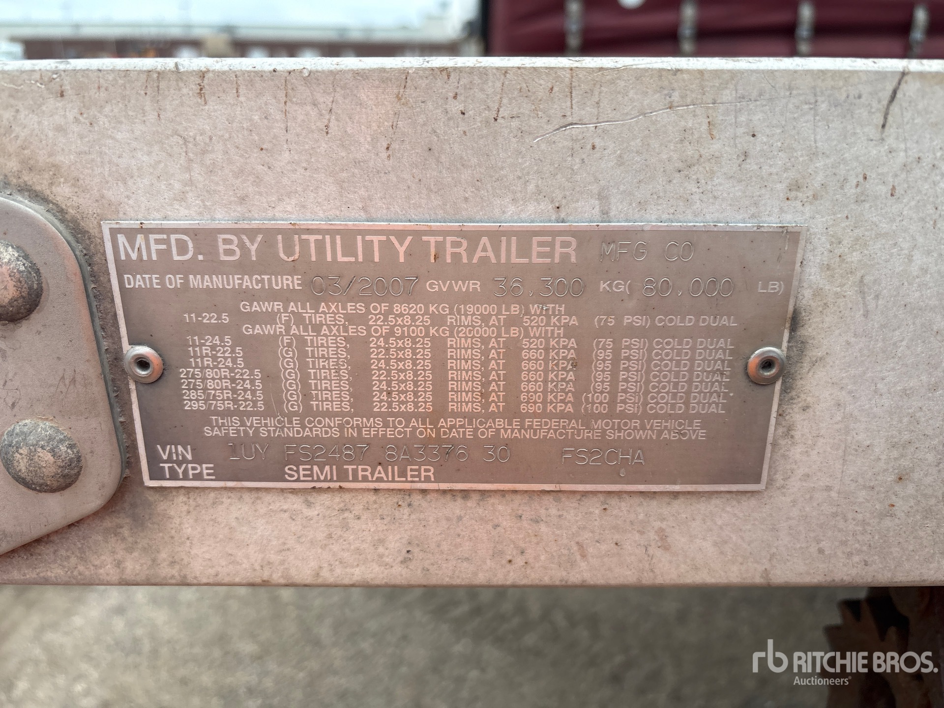 2008 Utility FS2CHA