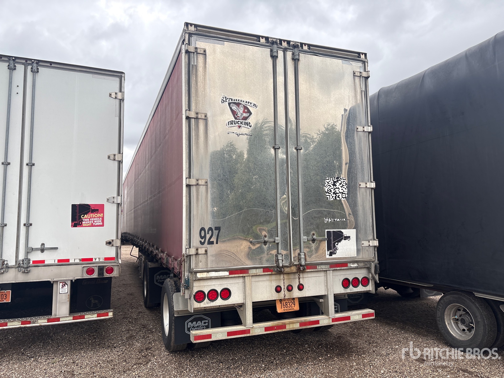 2020 Mac 53 ft T/A Spread Axle