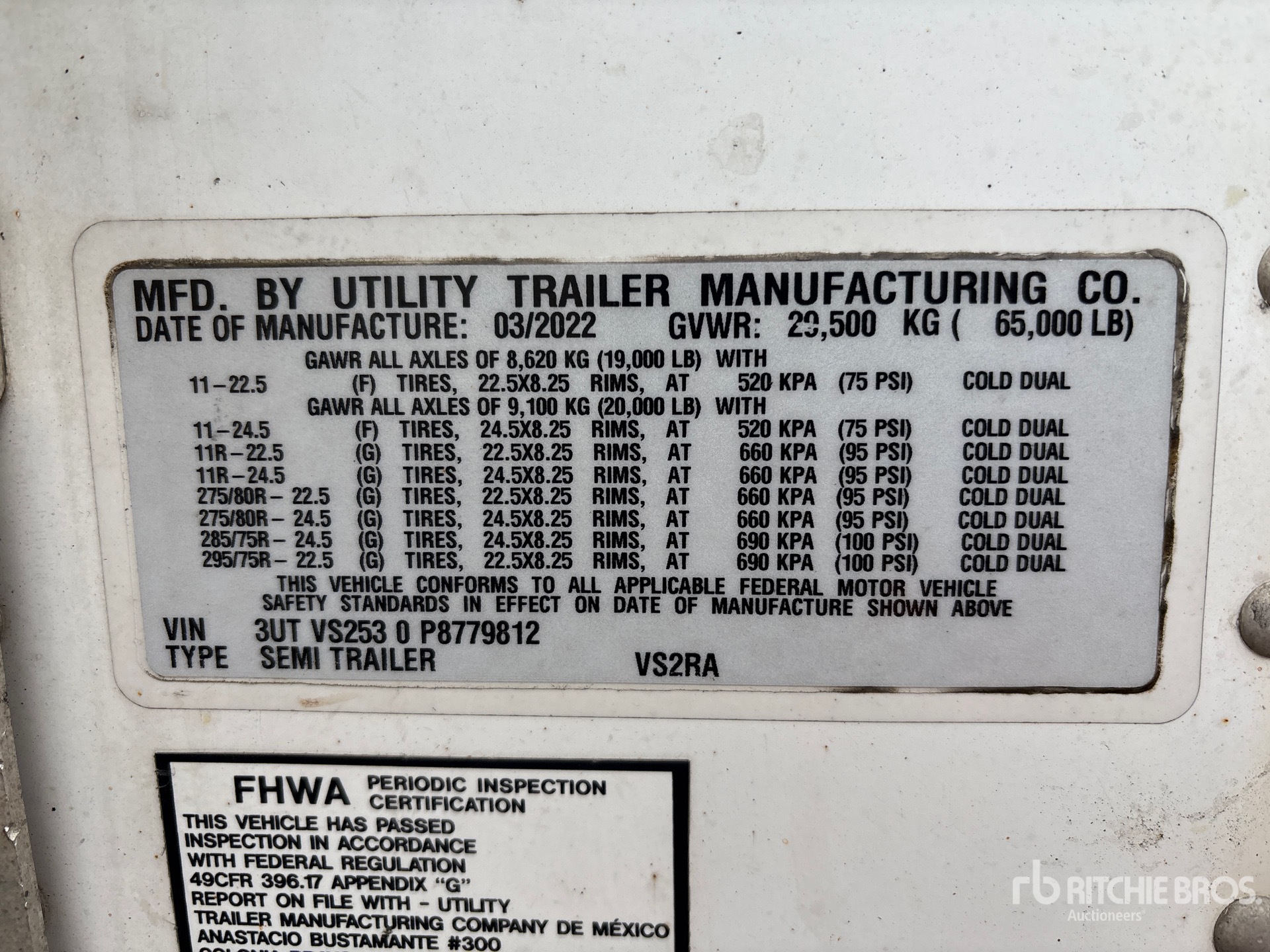2023 Utility VS2RA