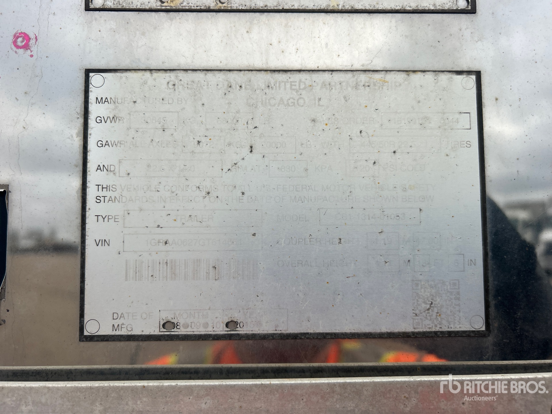 2016 Great Dane CS1-1314-01053