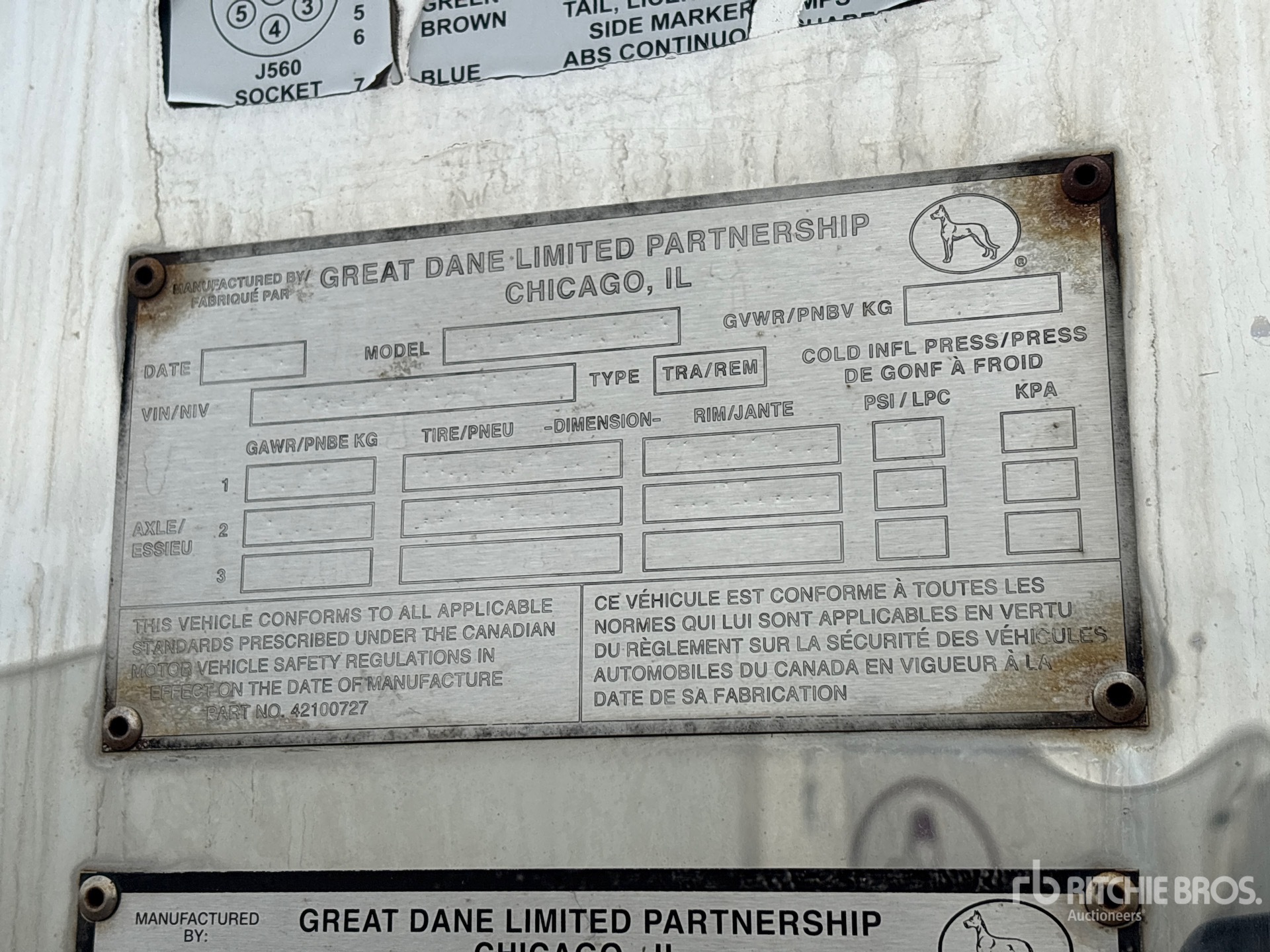 2015 Great Dane CS1-1314-01053