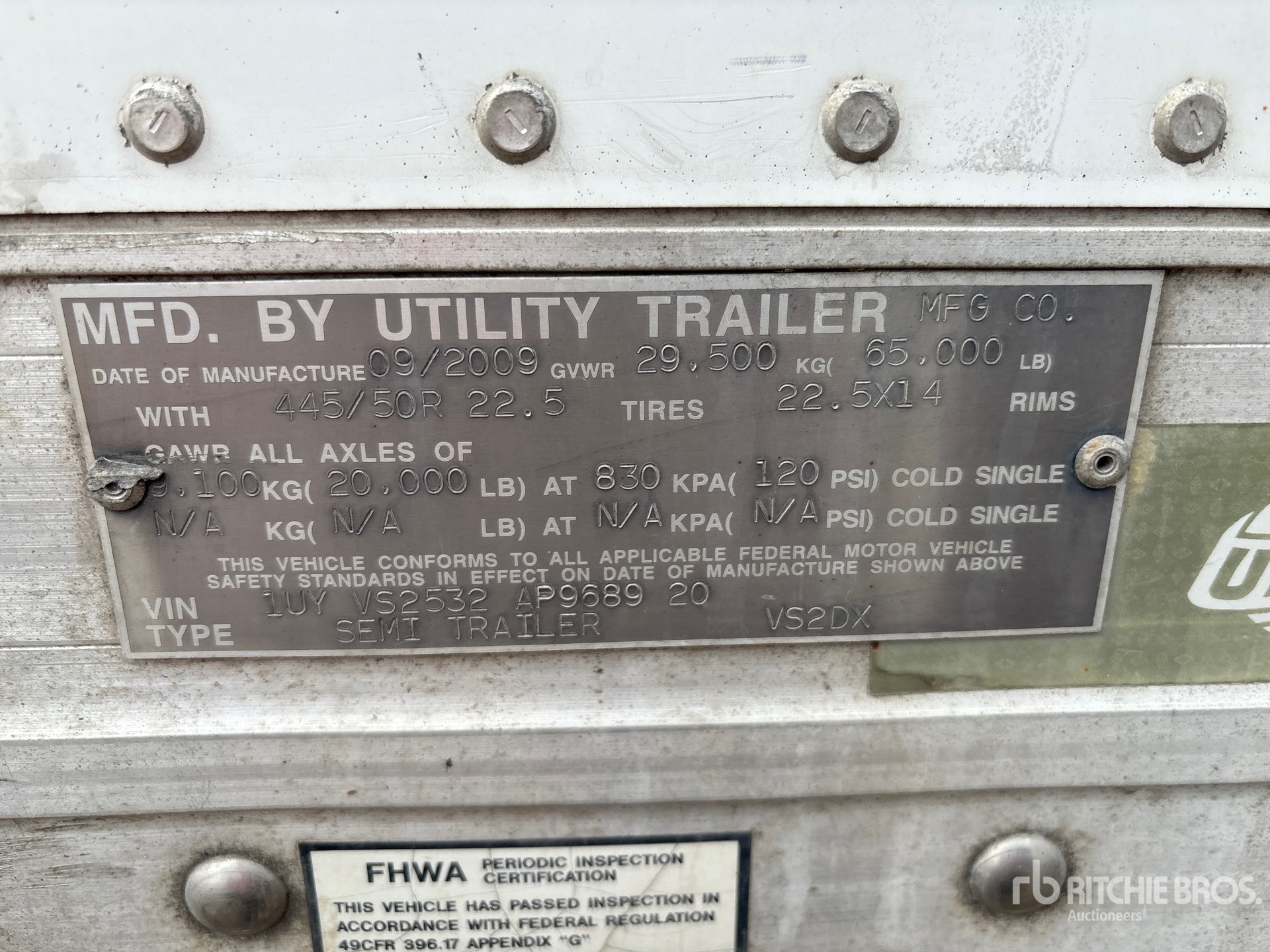 2010 Utility VS2DX