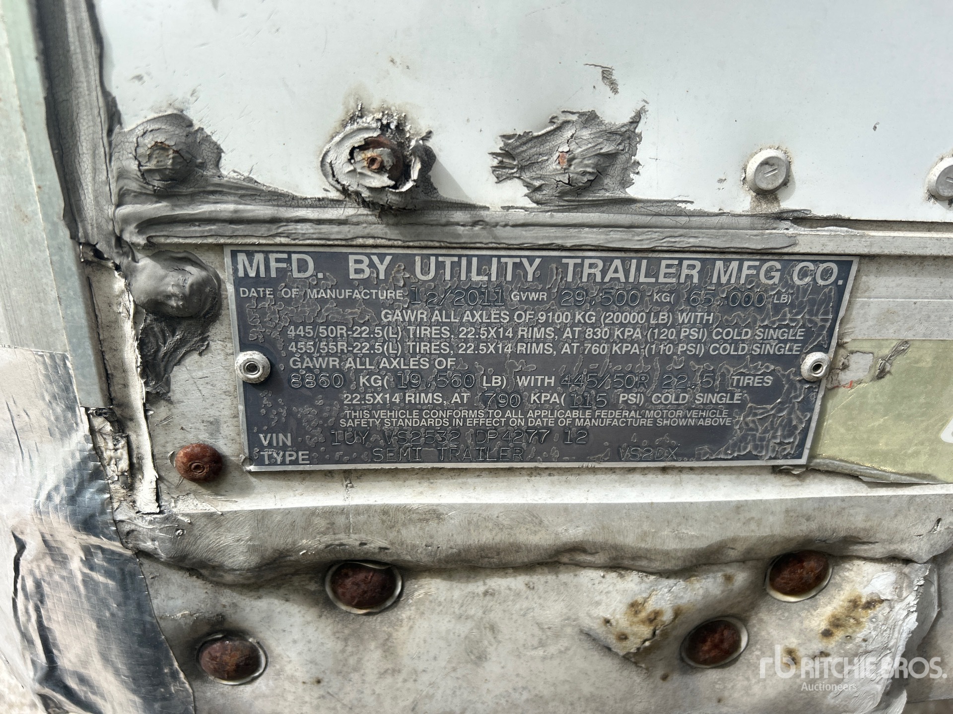 2013 Utility VS2DX