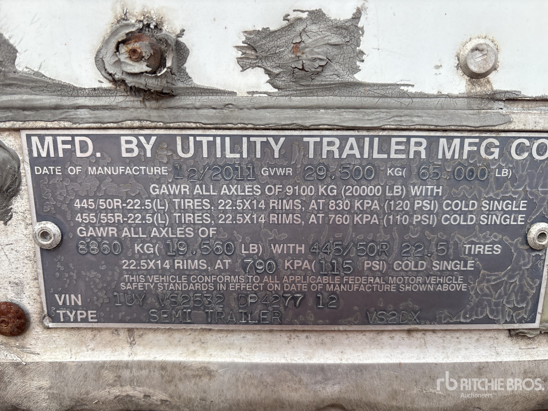 2013 Utility VS2DX