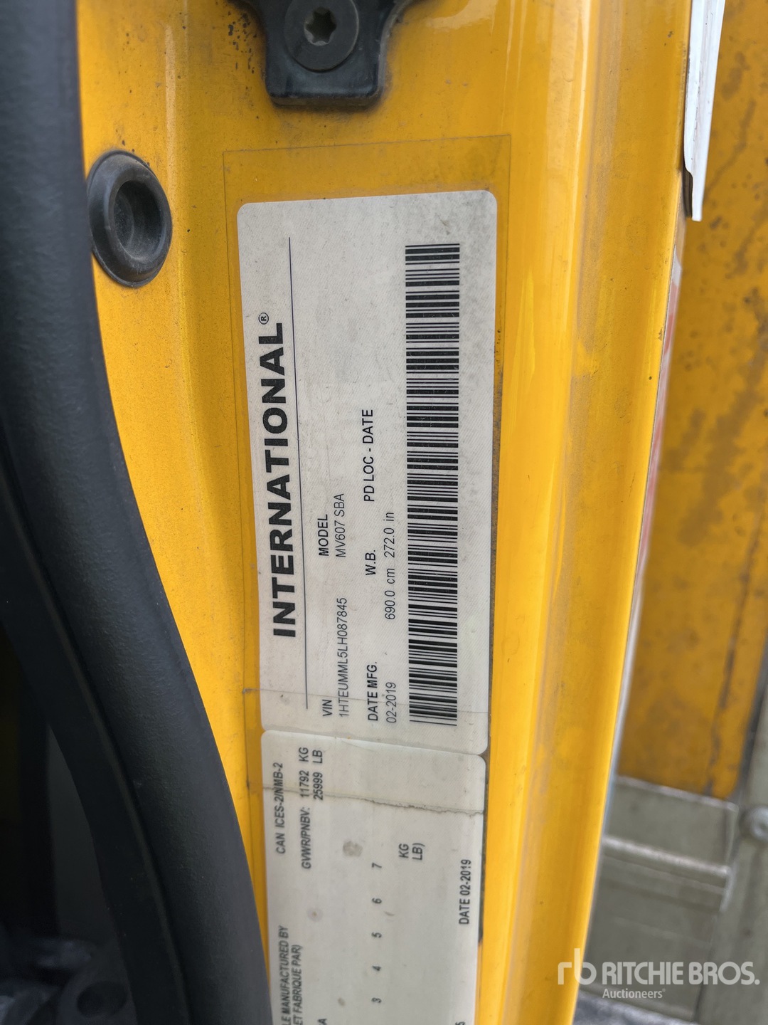 2020 International MV607