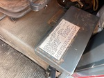 Upper Engine with Emission Certification Label