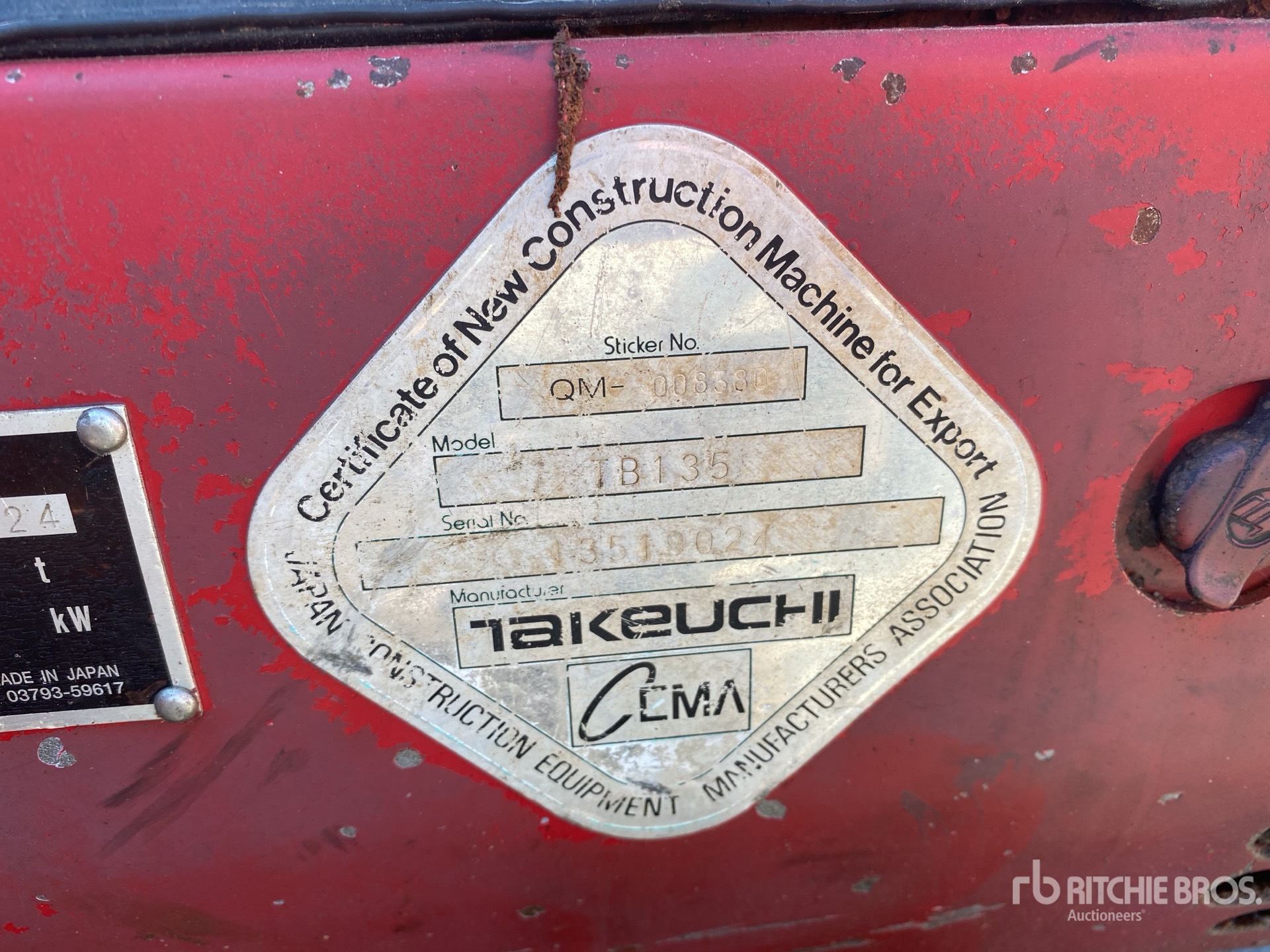 2006 Takeuchi TB135