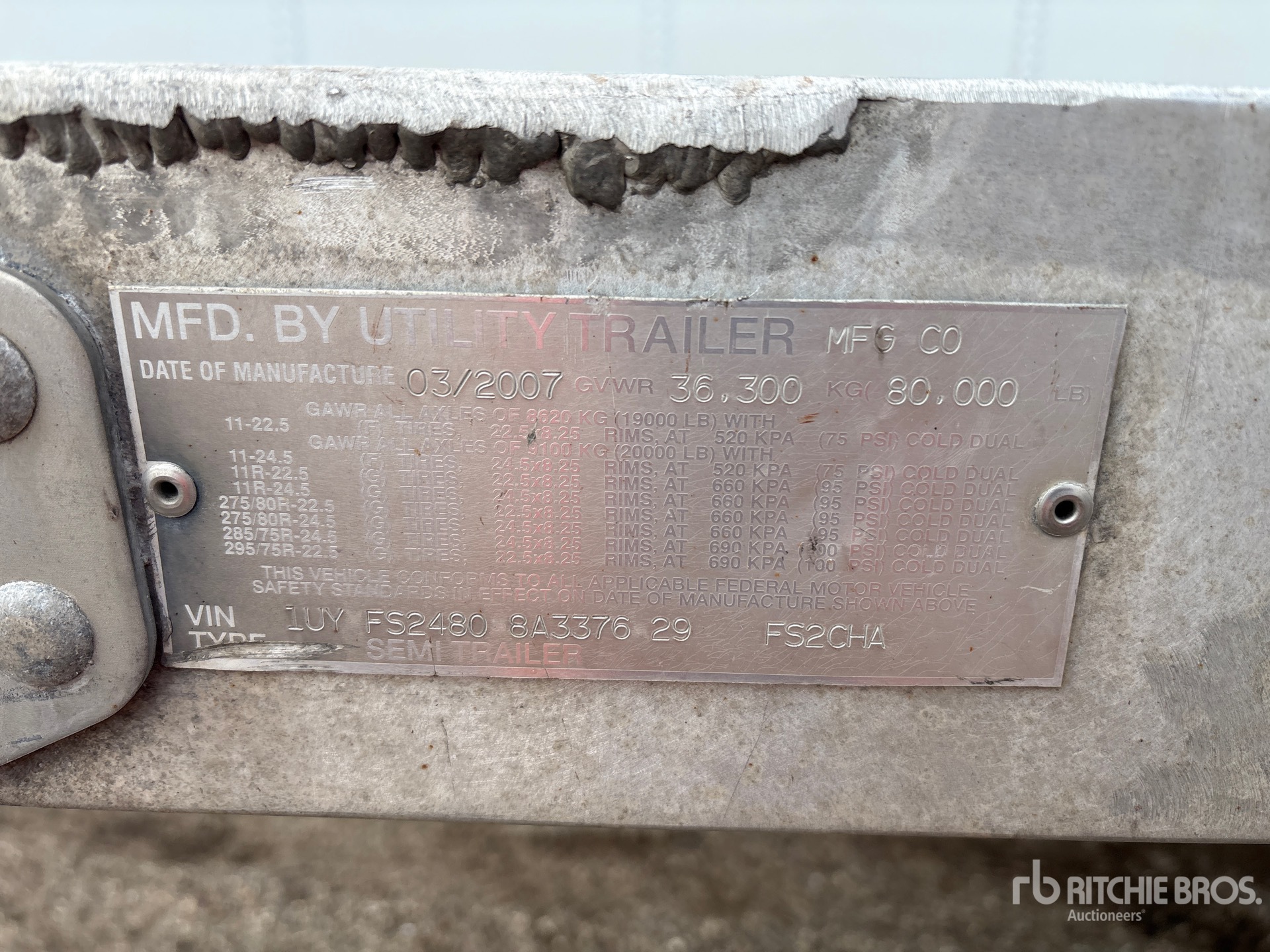 2008 Utility FS2CHA